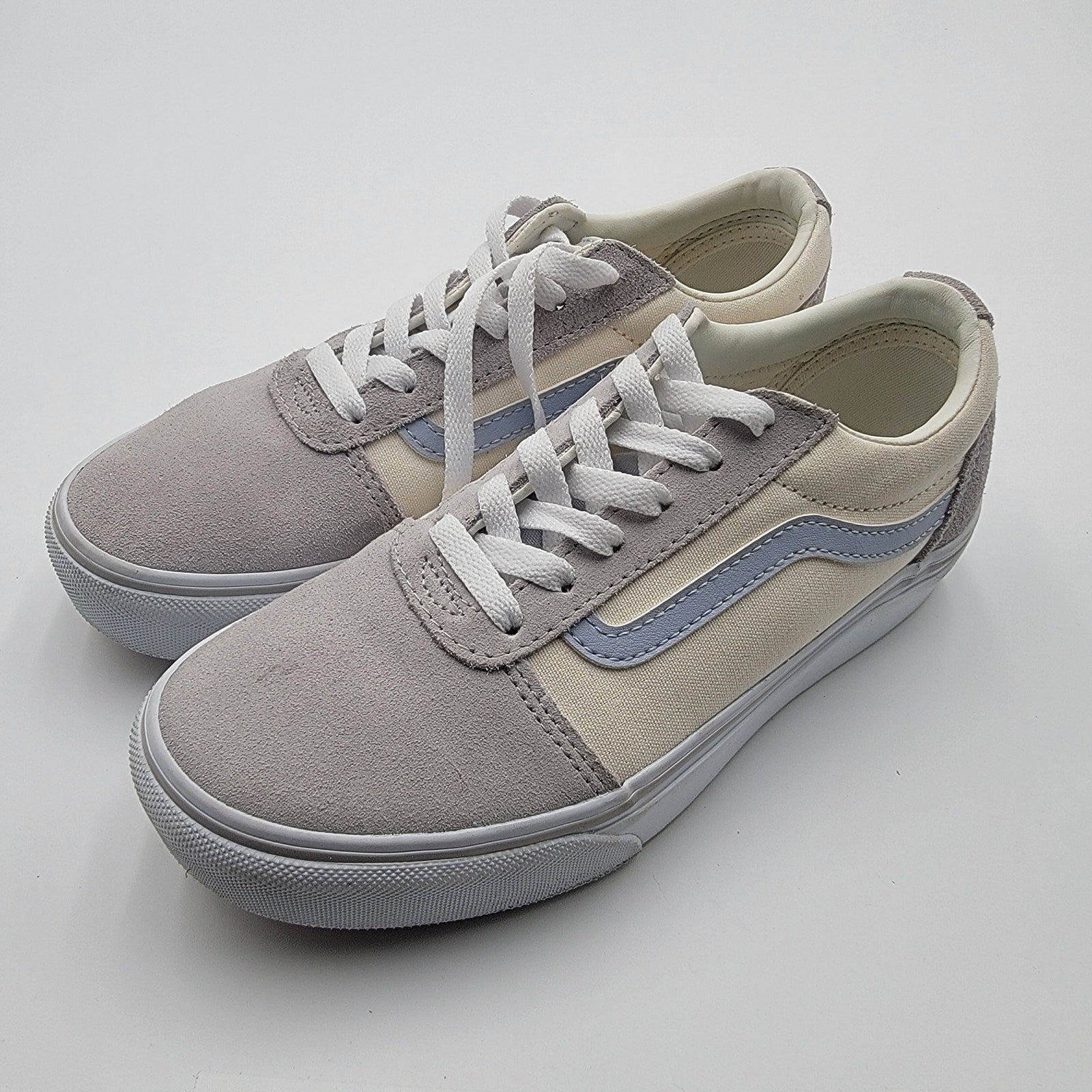 Vans Ward Platform Girls Sz 4 Multi Color Suede