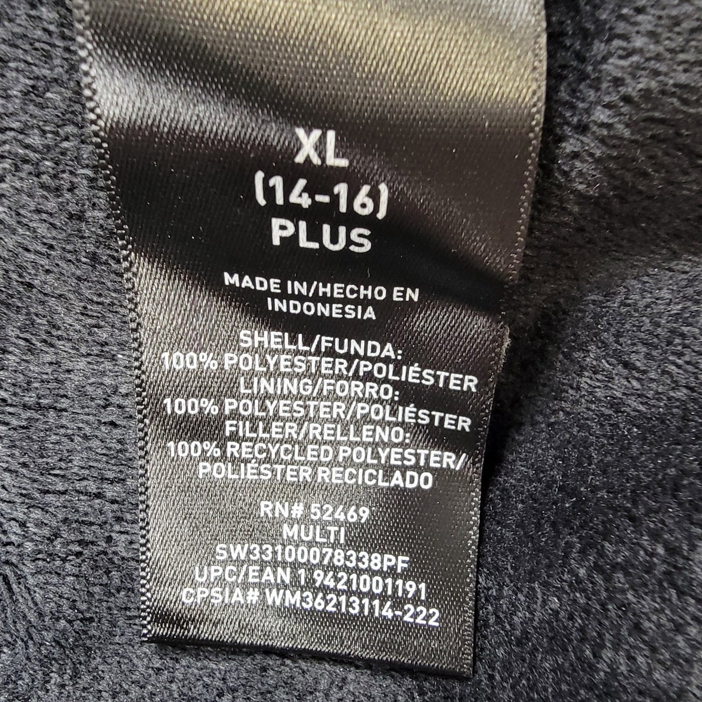 SwissTech Women’s Plus Size Puffer Jacket – XL (1416) Black/Teal/Cream/Pink5