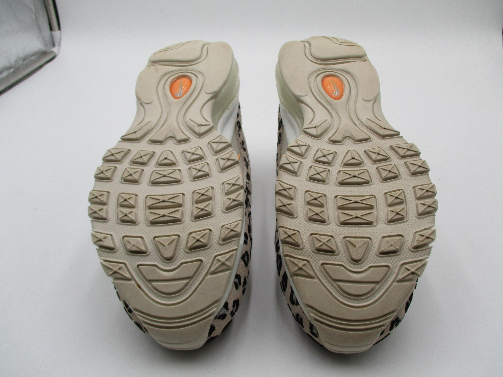 Nike Air Max 97 Shoes Womens Size 6.5 Beige Leopard Print Sneakers CW5595-0018