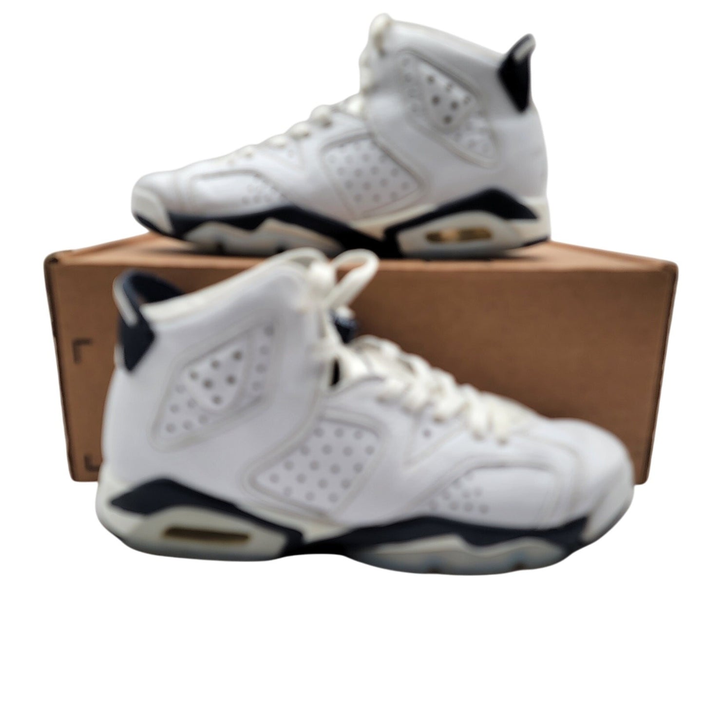 Air Jordan 6 Retro GS 'Midnight Navy' 2022 Sz 6Y/7.5W 384665-141