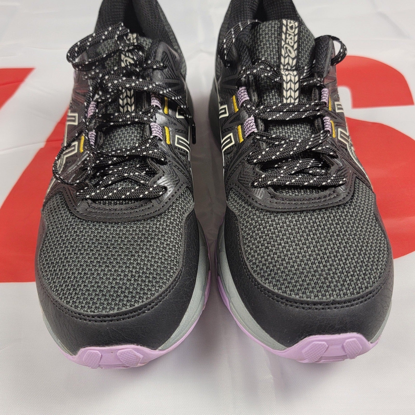 ASICS Wmns Gel Venture 8 Wide 'Black Ivory'  Sz 9 1012A706 002