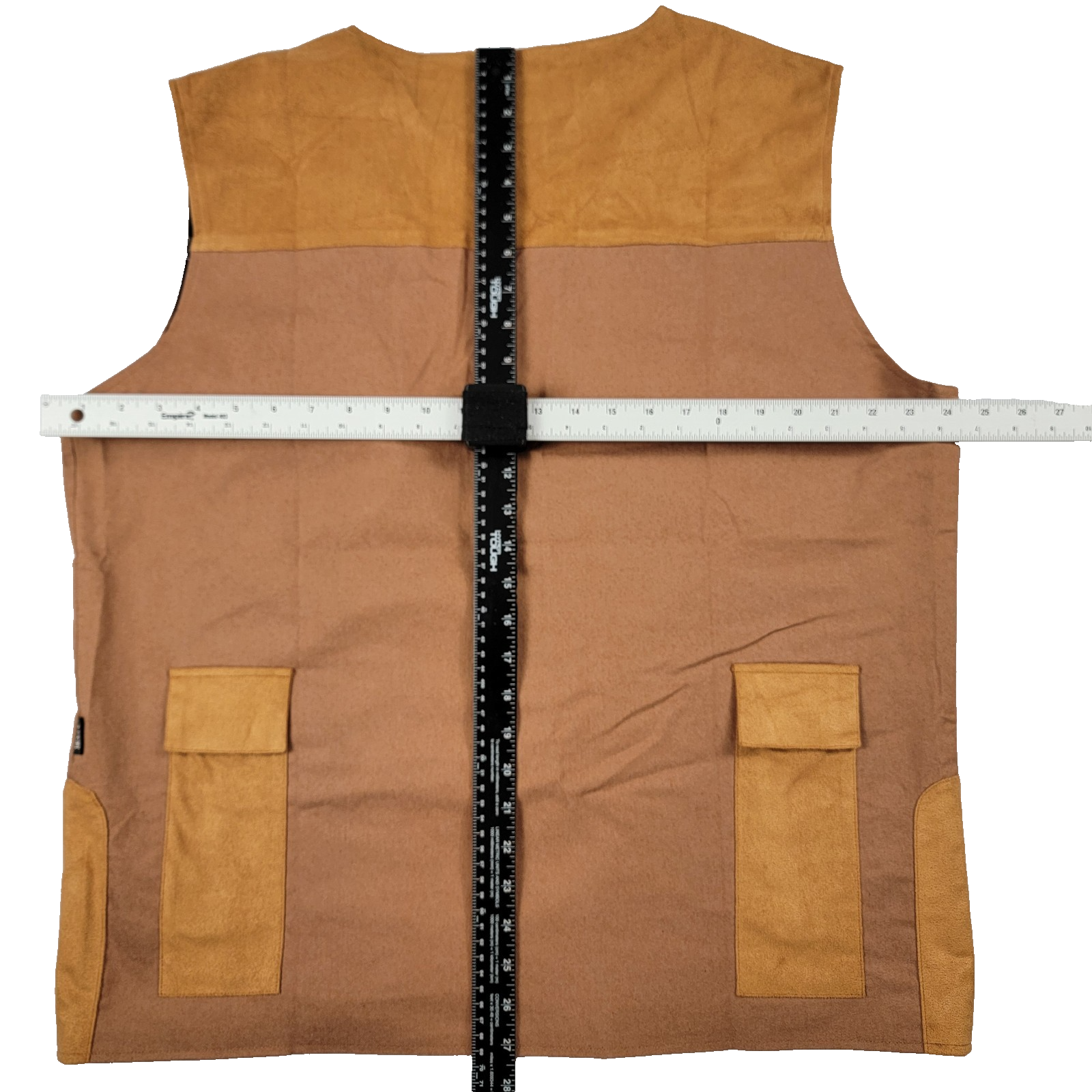 The Hideout Clothing Soul Utility Vest XL Brown Tan Limited Edition NWT 7601