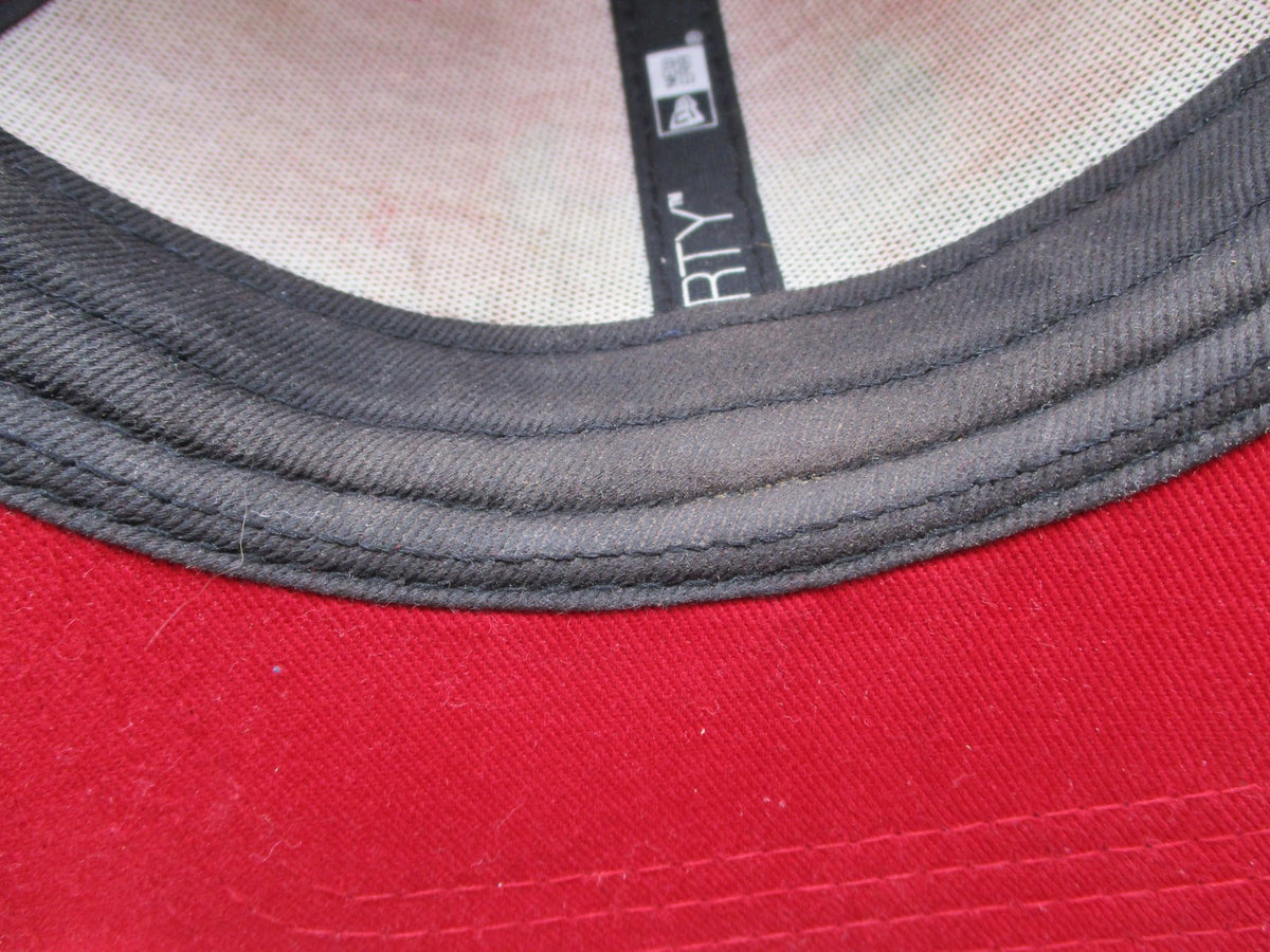 Chicago Bulls Hat Cap Strap Back One Size Red NBA Basketball Mens New Era14