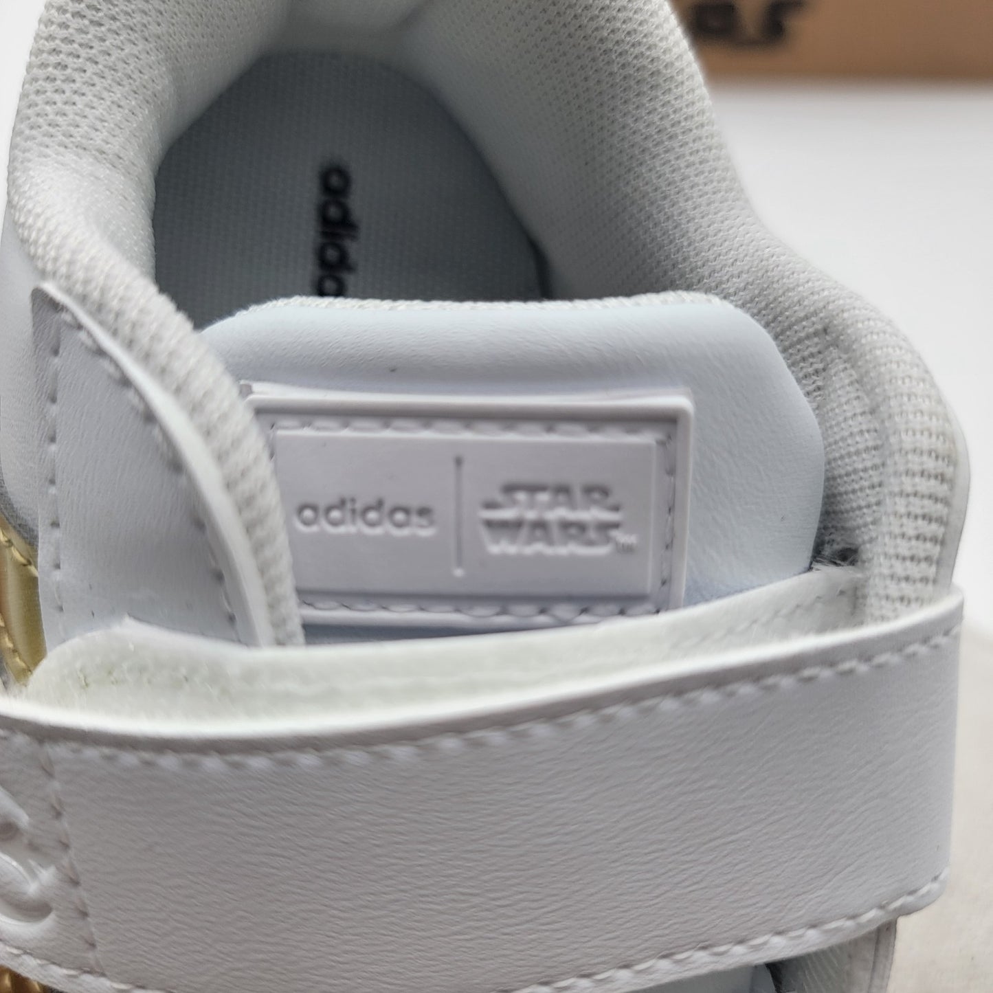 adidas Star Wars Grand Court 2.0 I C3PO Toddler Shoes IH1138 10K US White/Gold7