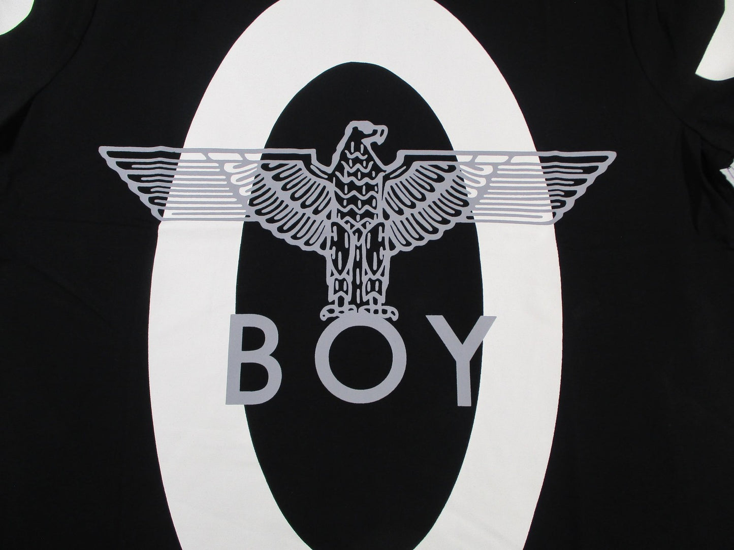 BOY London Shirt Mens Large Black Eagle Logo O Graphic Streetwear Punk Tee 13113