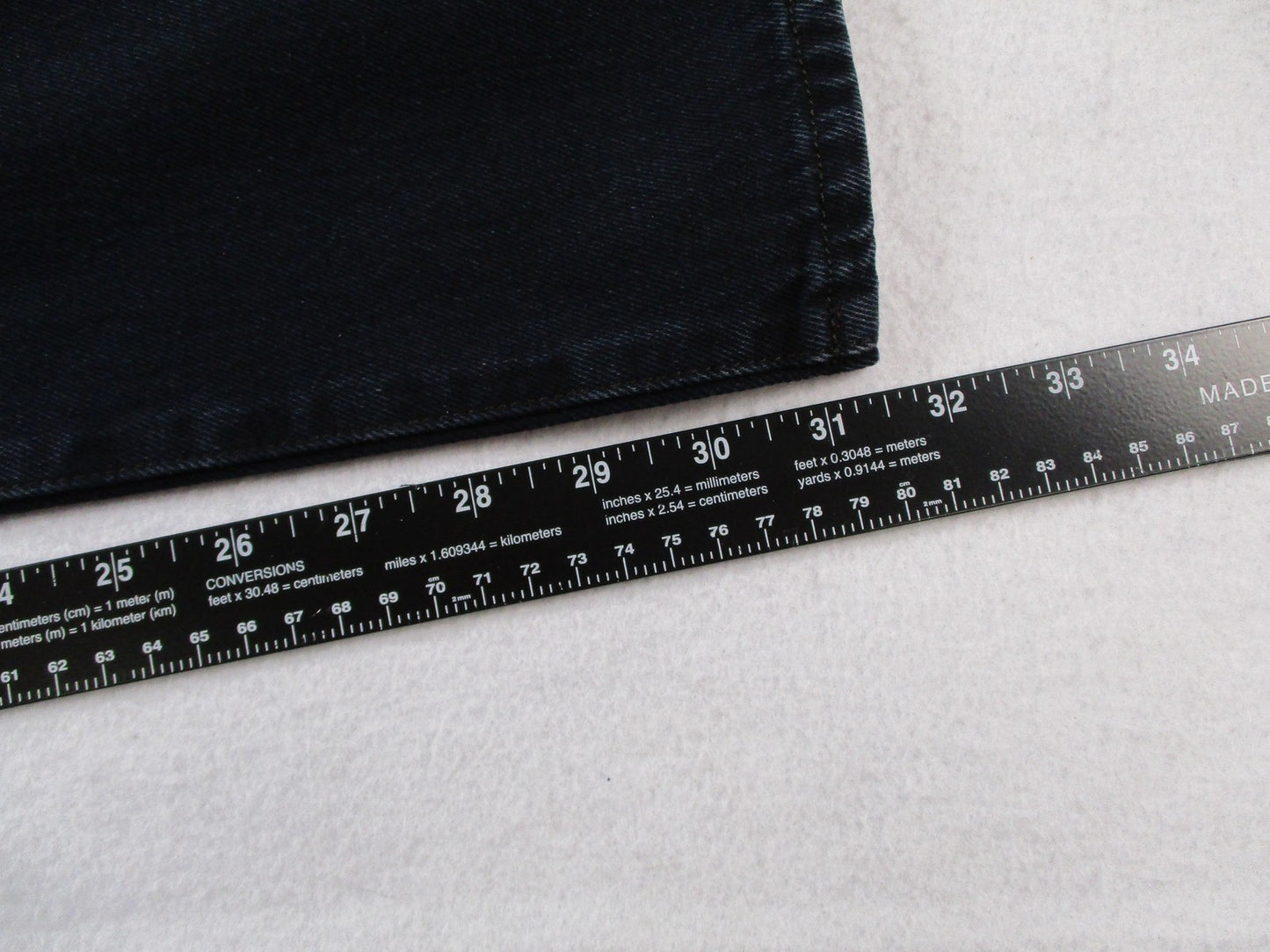 Modern American Doheny Jeans Womens 26 Blue Black Vintage Wash Straight 147311