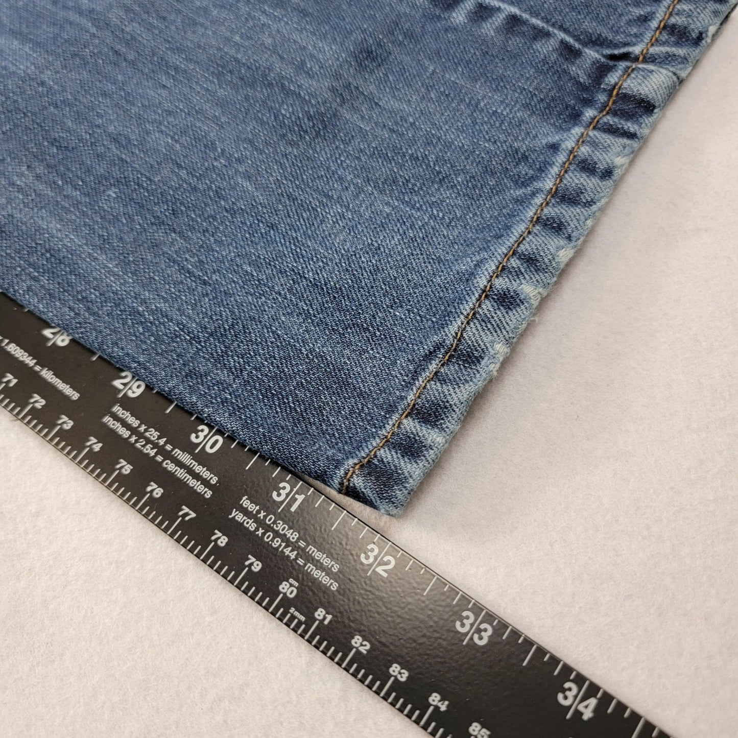Nautica Jeans Mens 32x32 Blue Straight Fit Denim 5 Pocket Classic 1P3034M