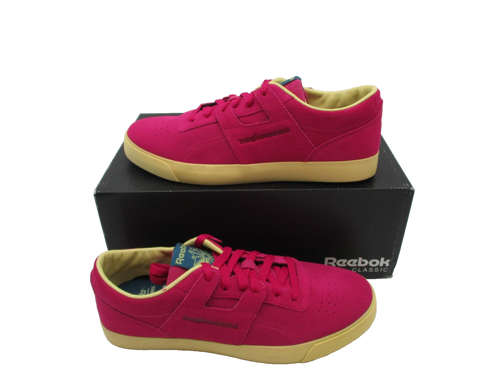 Reebok The Hundreds Shoes Mens Size 9 Purple Chalk Workout Clean FVS TH Classic2