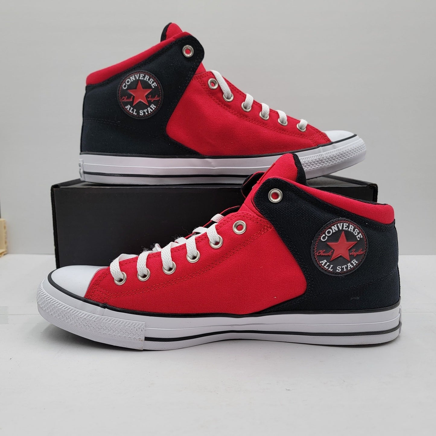 Converse CTAS High Street Mid Red Black - Men's Size 13 - New1