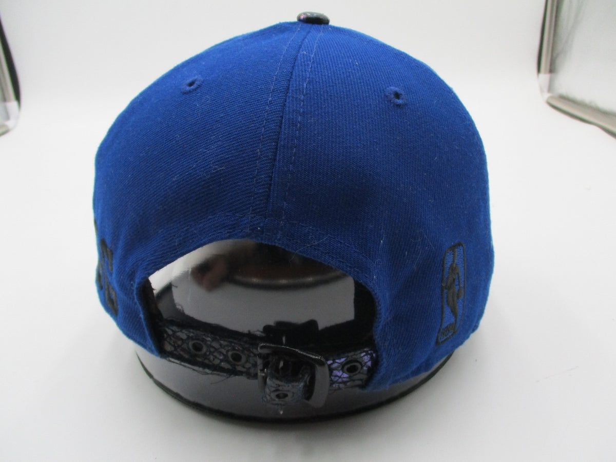 Golden State Warriors Hat Cap Strap Back One Size Blue Black NBA Mens New Era6