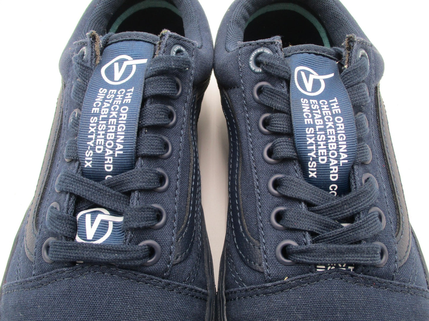 Vans Old Skool ComfyCush Shoes Mens Size 7 Navy Blue Canvas Skate Sneakers2
