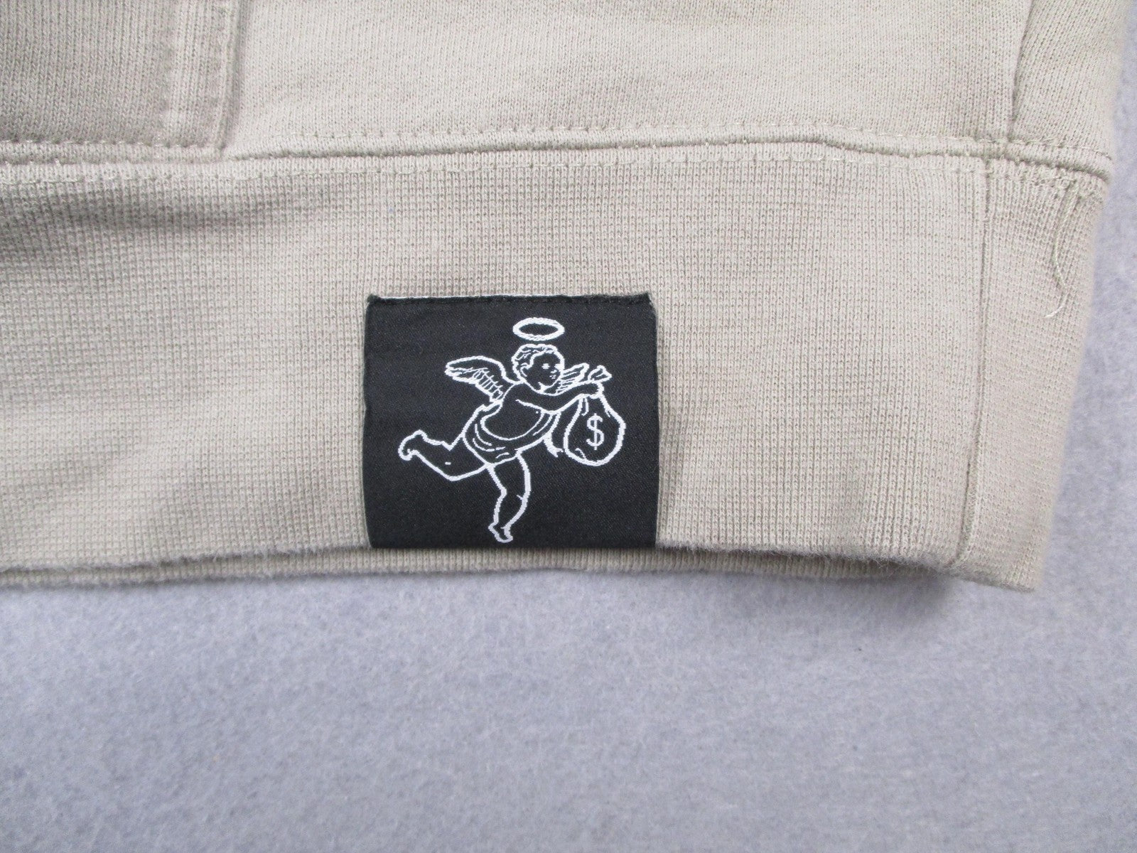 Hasta Muerte Hoodie Men 2XL Tan Hustle Daily Praying Angel Get Money Graphic12155