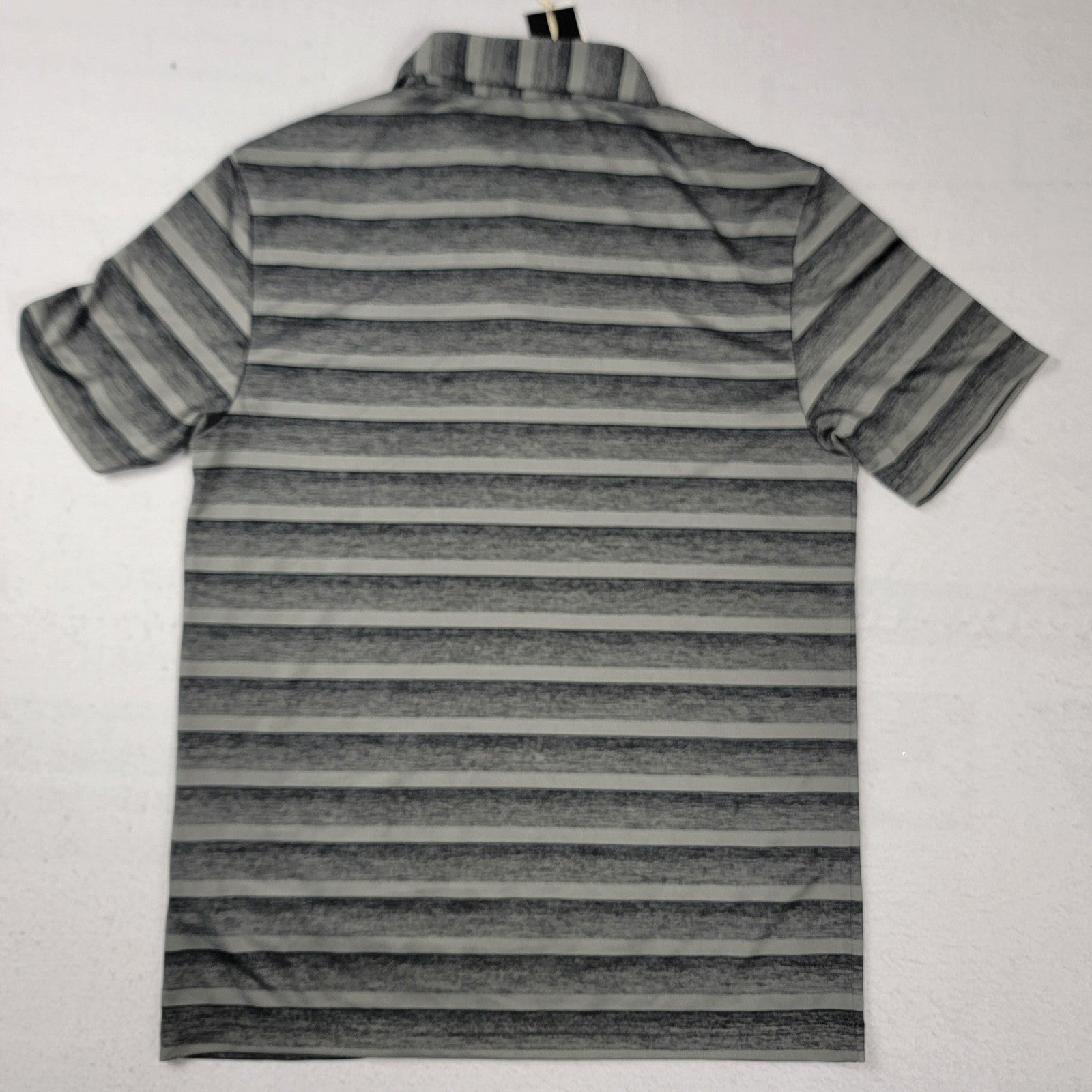 Adidas Polo Shirt Mens Small Black Grey Four Stripe Golf 2 Color HR7981 New 11421
