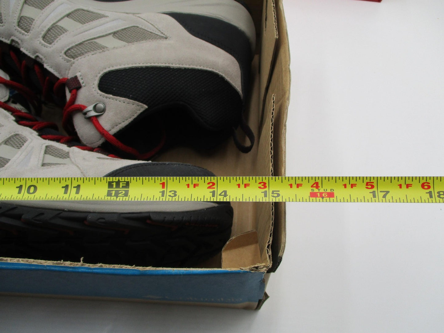Columbia Hiking Shoes Mens Size 16 Gray Black Waterproof OmniTech BM016800615