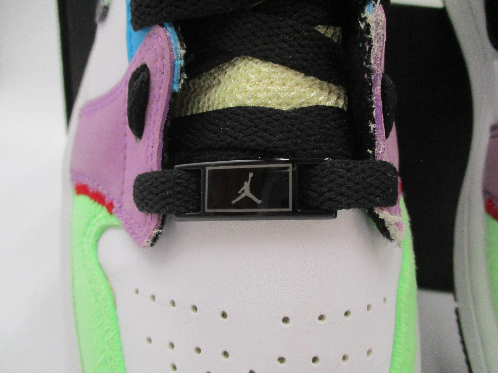 Jordan 1 Mid SE Shoes Youth Size 6 Multicolor Air Basketball CW1140-1006