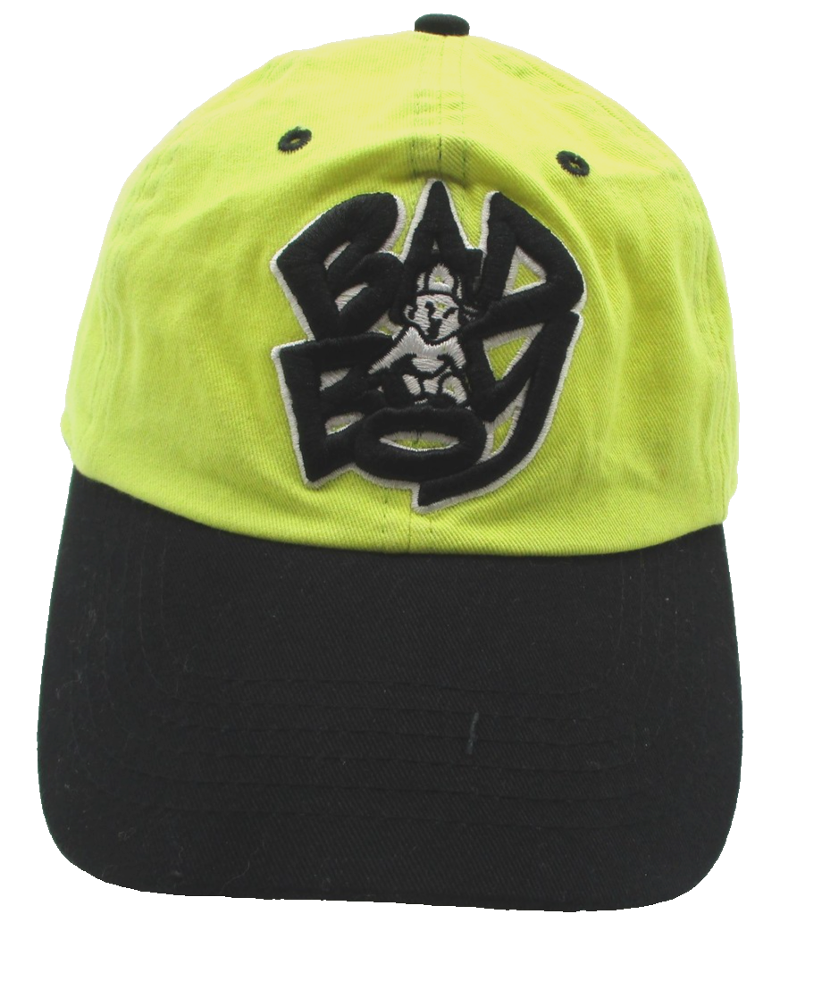 Headgear Classics Bad Boy Hat Cap Strap Back Mens One Size Yellow Black Dad0