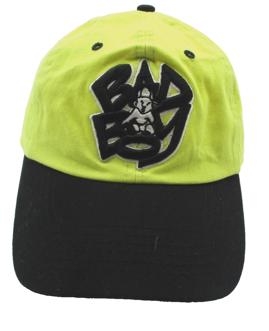 Headgear Classics Bad Boy Hat Cap Strap Back Mens One Size Yellow Black Dad0