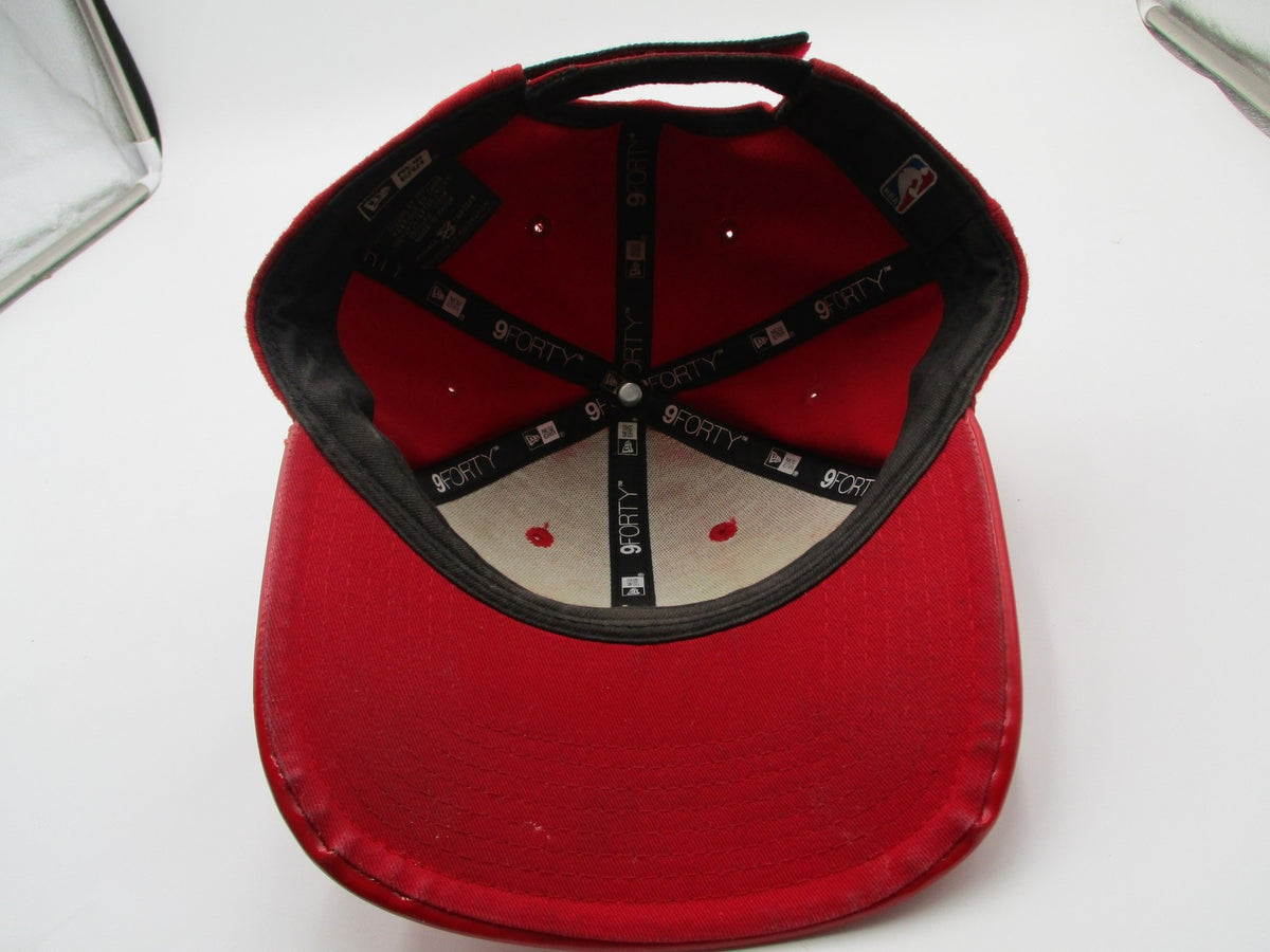 Chicago Bulls Hat Cap Strap Back One Size Red NBA Basketball Mens New Era13