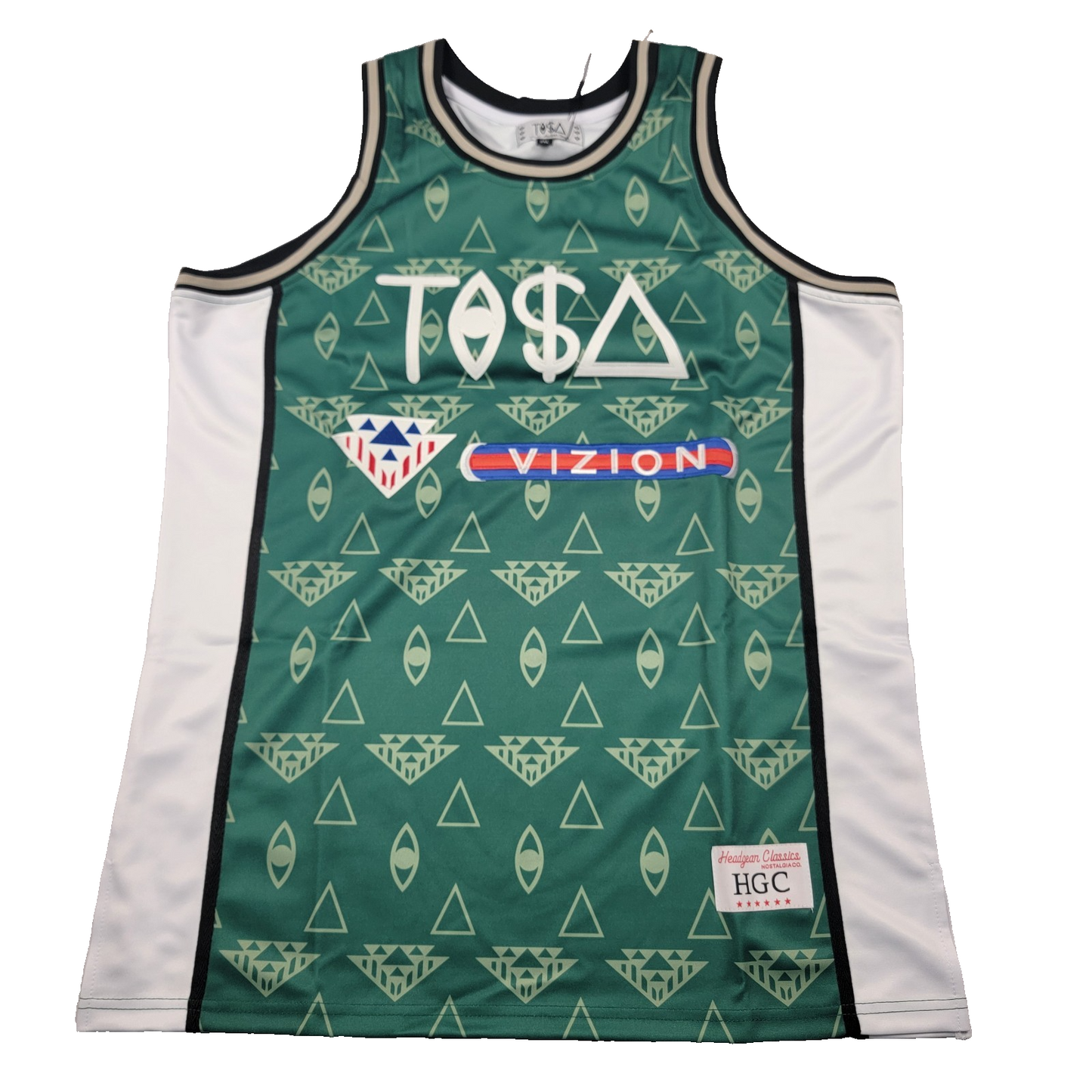Headgear Classics TISA Basketball Jersey 2Pack XXL Black & Green NWT 74