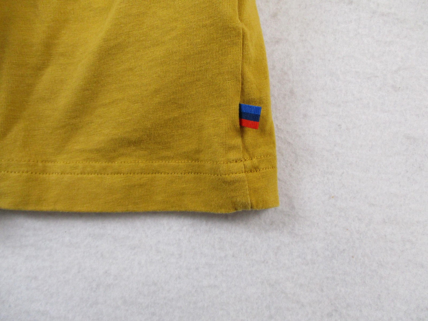 BMW M Motorsport Shirt Mens Large Yellow Puma Racing Graphic Crewneck Tee 15933