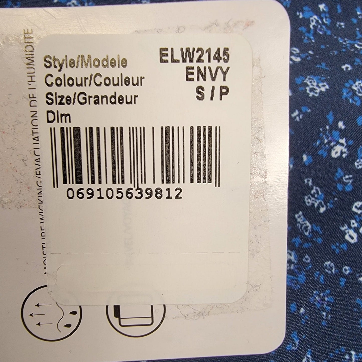 Men's English Laundry Long Sleeve Button Down Dk Blue Floral Sz S (608) NWT3