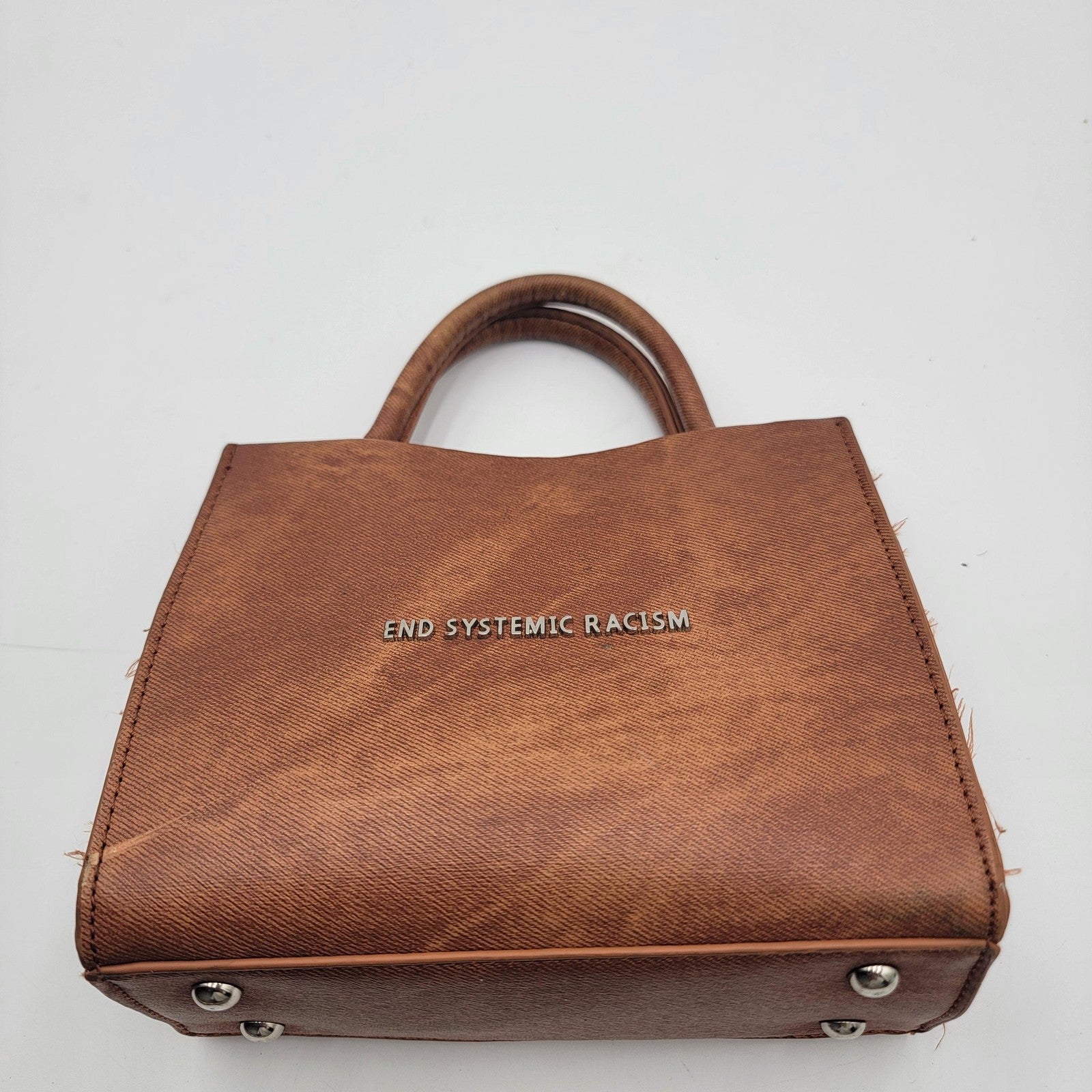Brandon Blackwood End Systemic Racism Bag Womens Satchel Crossbody Purse Strap2