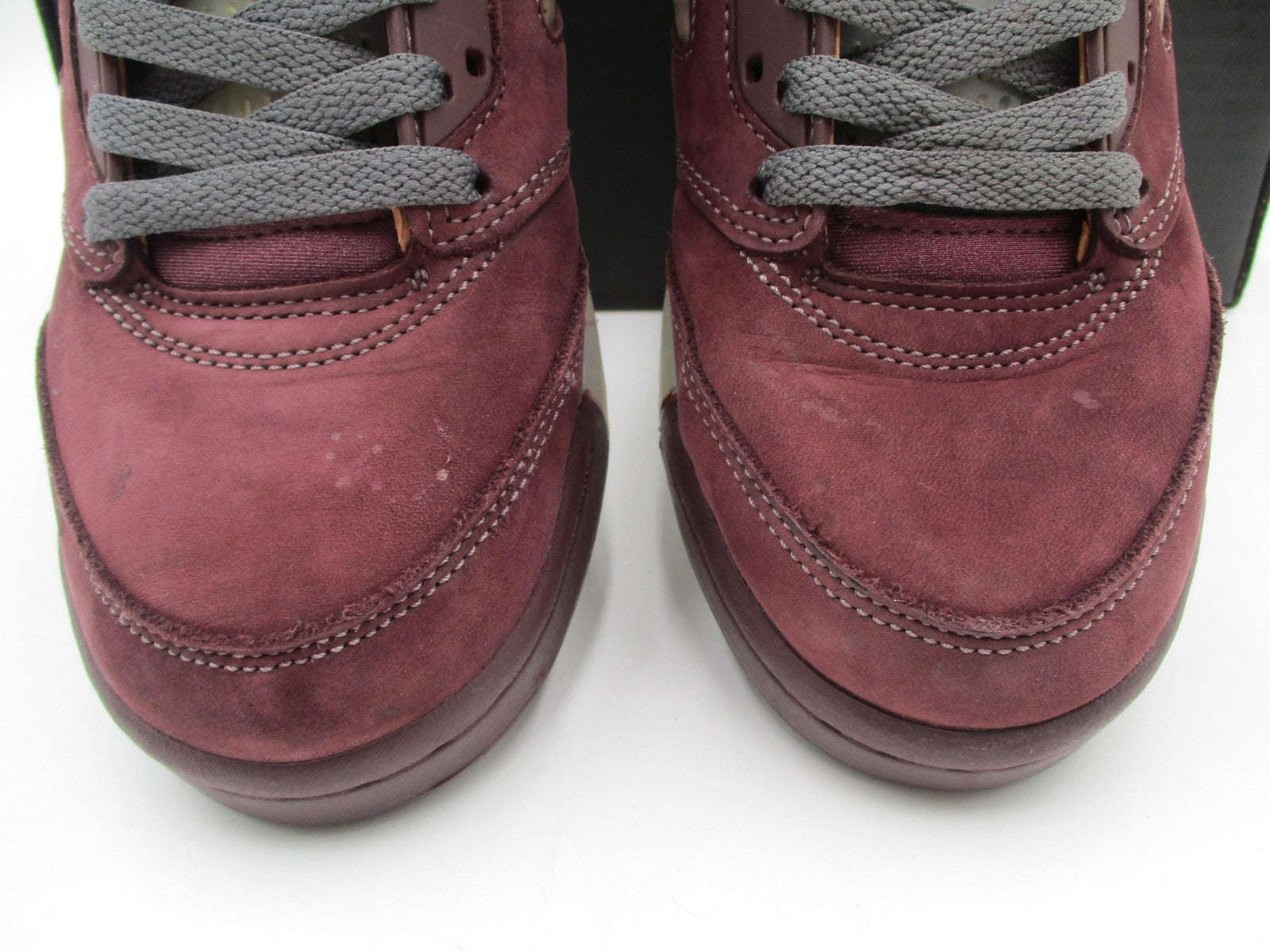 Nike Air Jordan 5 Retro Shoes Youth Size 5.5Y Burgundy Grey GS FJ4233600 (1E3)9