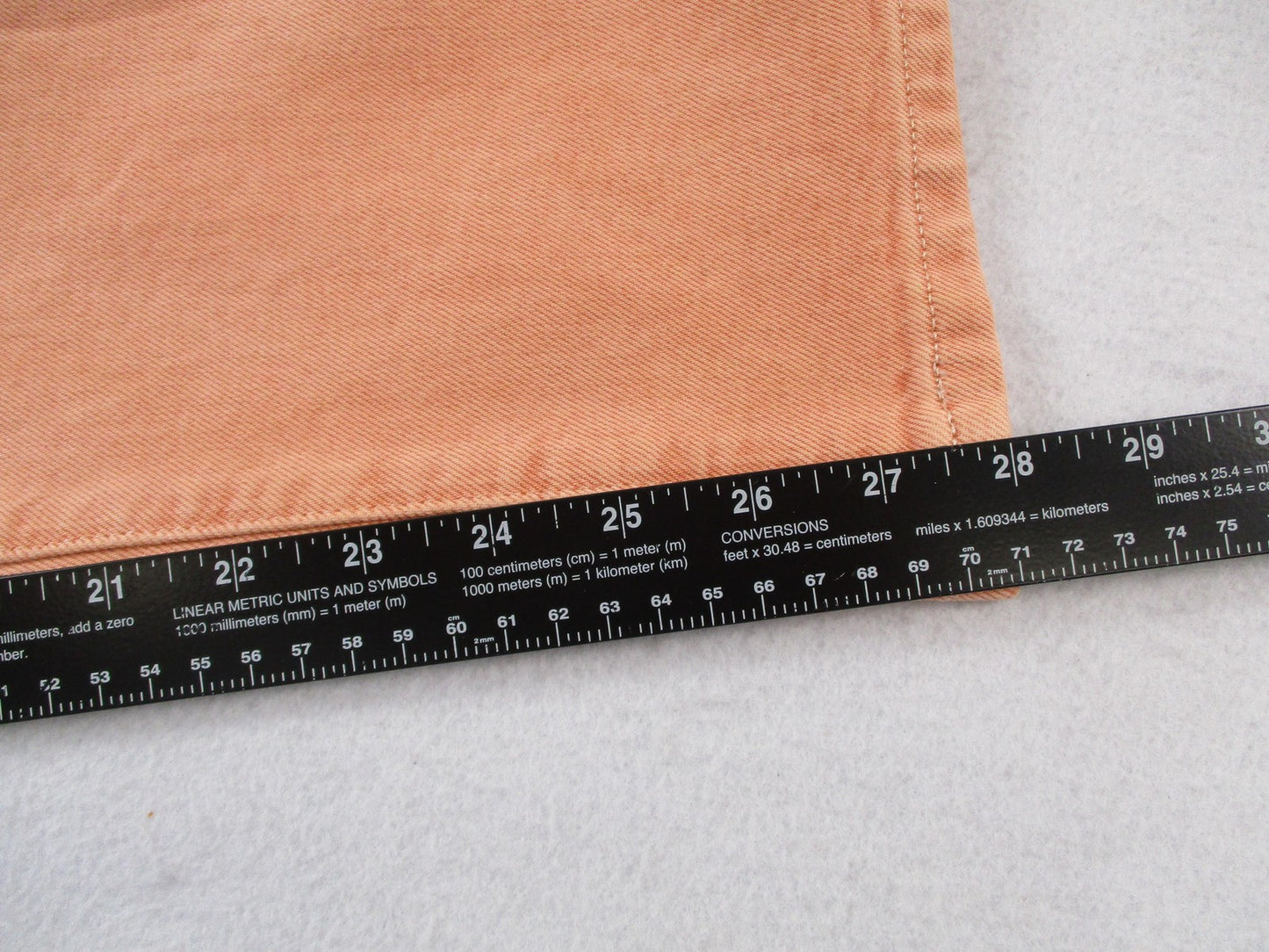 Banana Republic High Rise Slim Jeans Womens 30 Orange Ankle Length Denim 14238