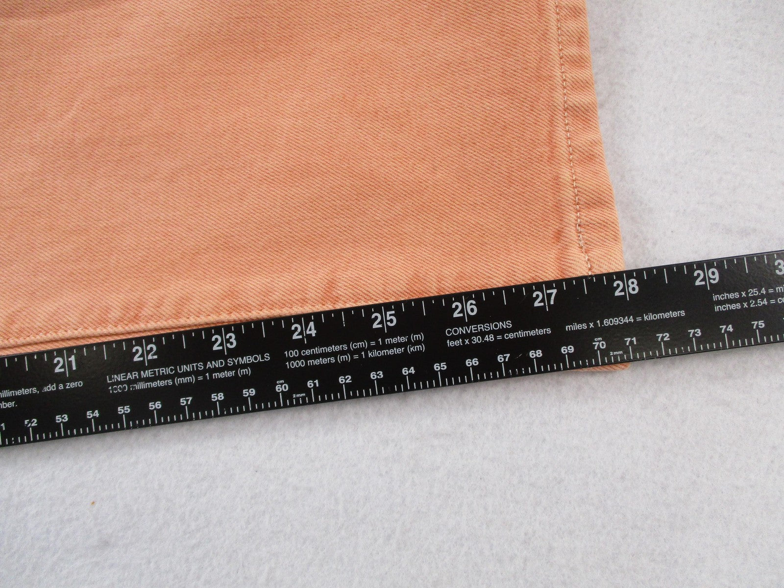 Banana Republic High Rise Slim Jeans Womens 30 Orange Ankle Length Denim 14238