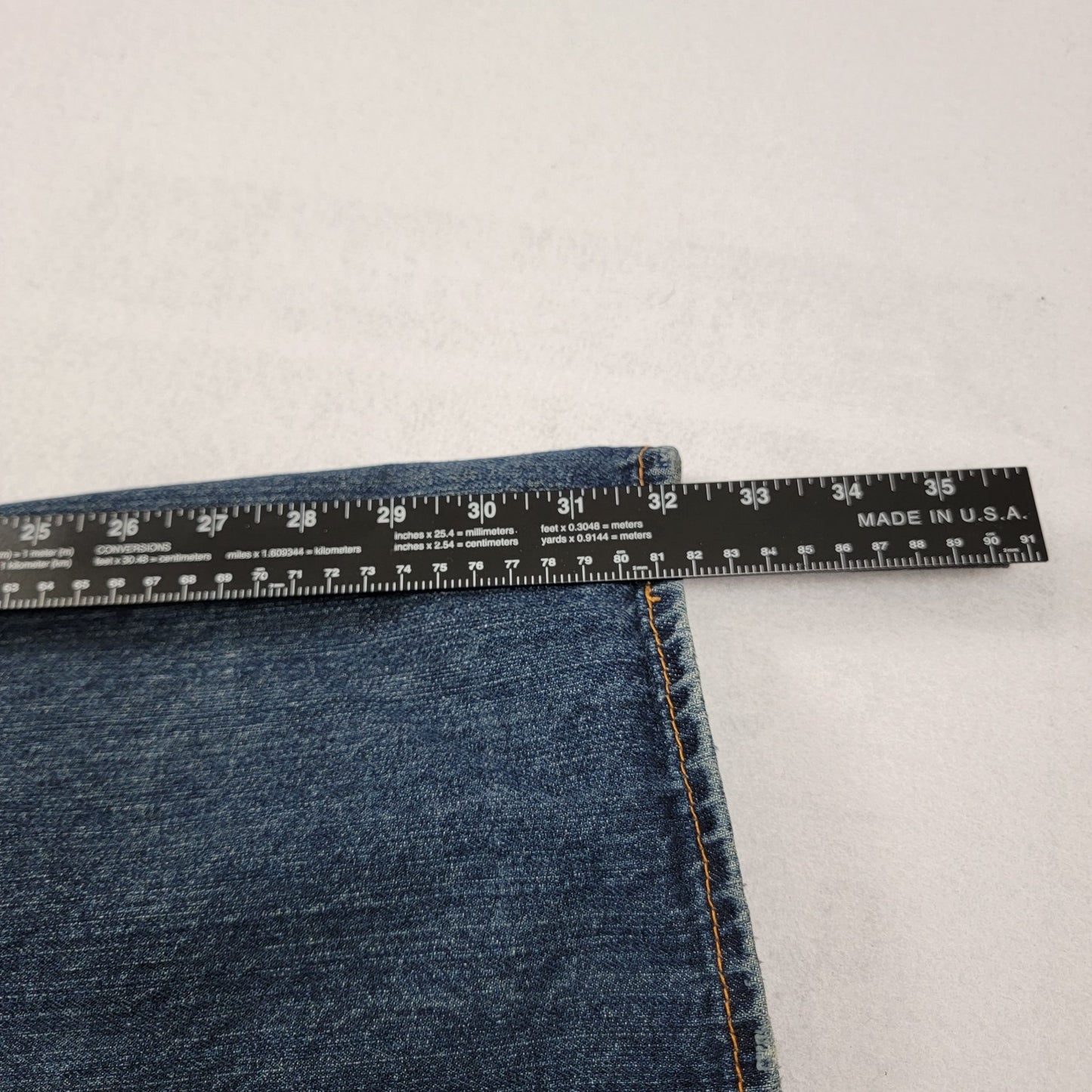 Ed Hardy Jeans Mens 34x34 Blue Denim Straight Leg Tiger Embroidery Distressed16