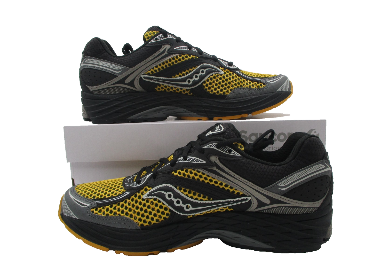 Saucony ProGrid Omni 9 Men's Gold/Carbon Running Shoes S7073966