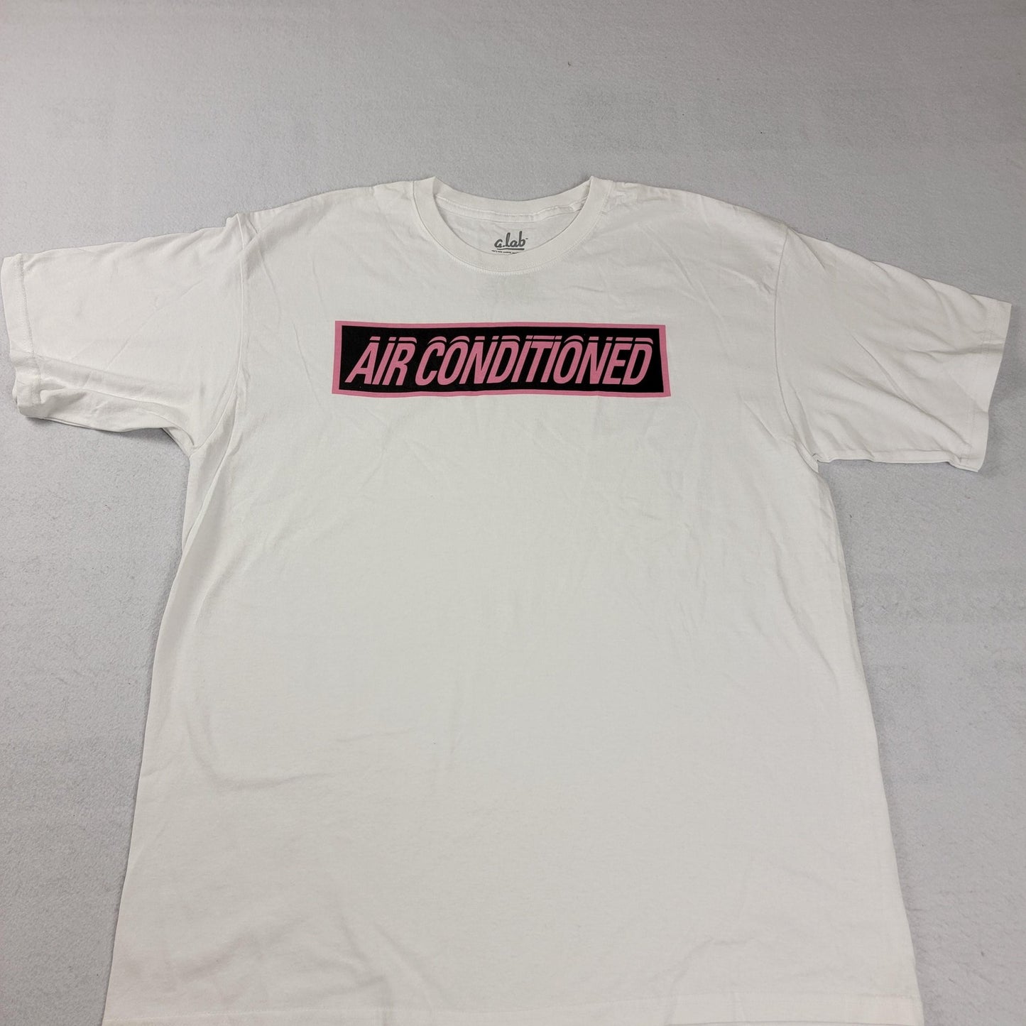 Stance Crew + a.lab 'Air Conditioned' Shirts Mens XL Lot of 2 White Cream