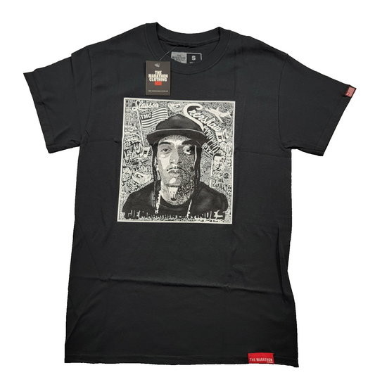 The Marathon Clothing Shirt Mens Small Black Graphic Tee TMC Crenshaw Slauson0