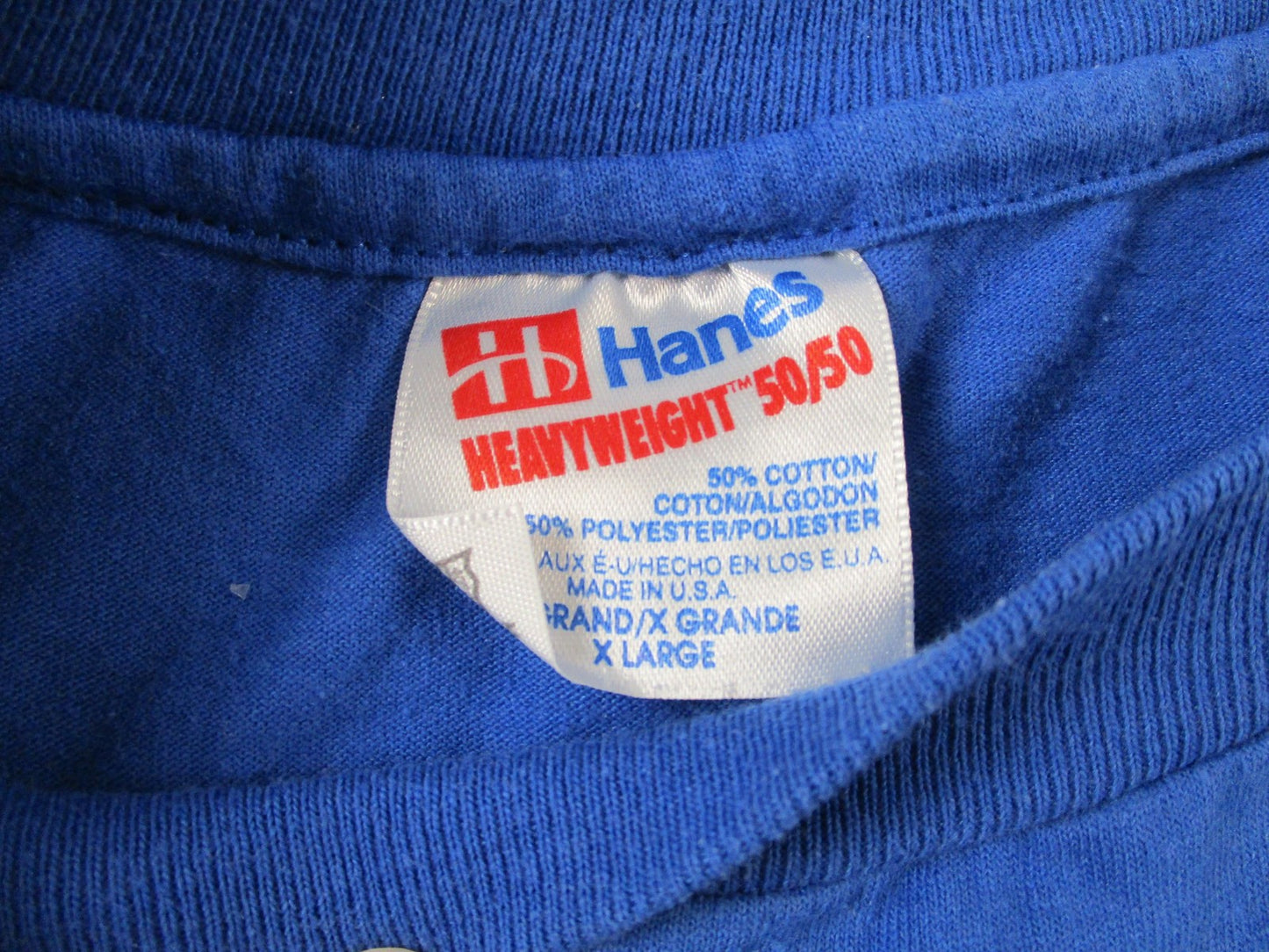 Vintage Turkey Bowl '93 Shirt Mens XL Blue La Canalla Hanes Graphic Tee 90s 15842