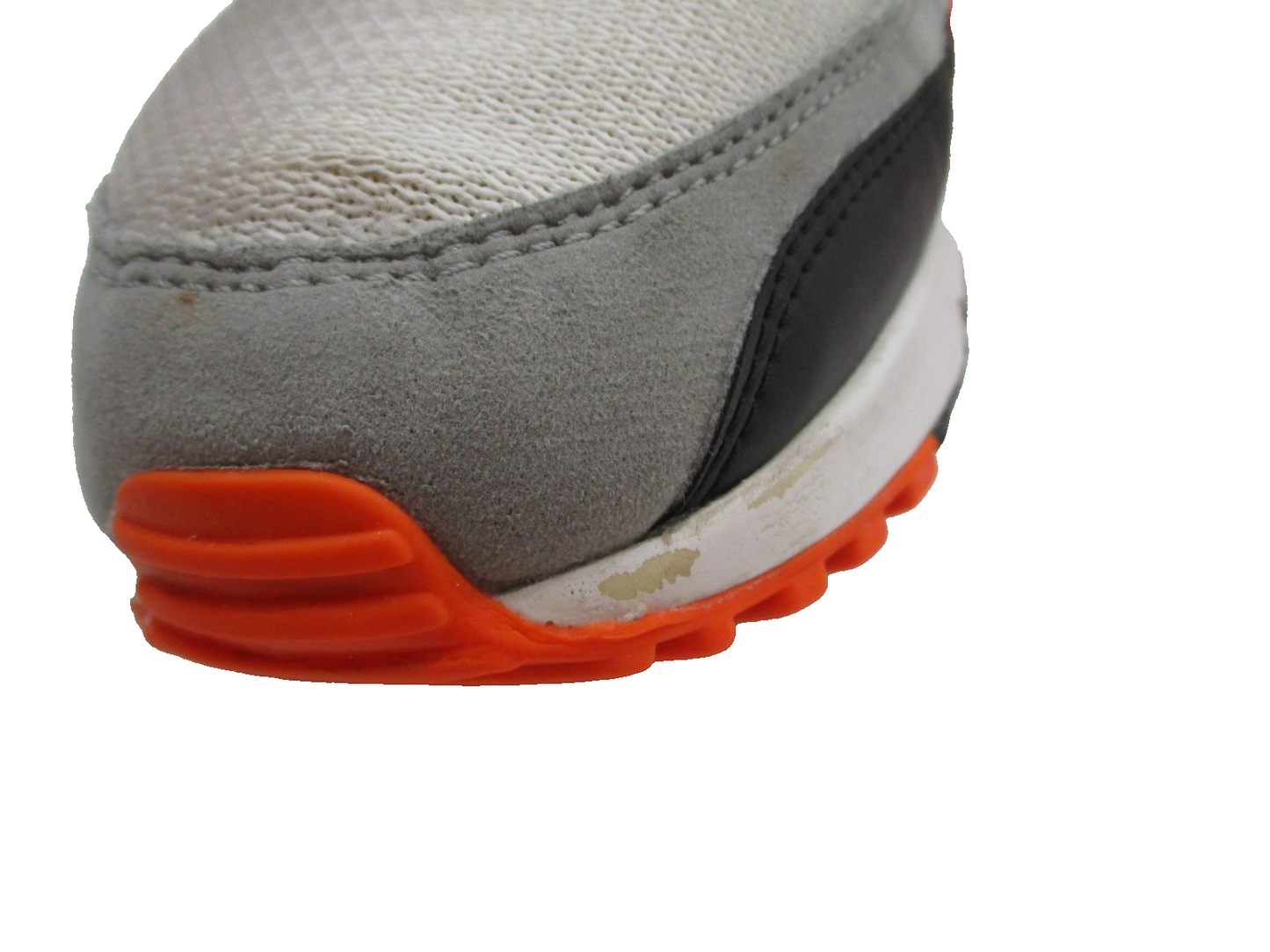Nike Air Max 90 Mens Size 10.5 White Grey Orange Retro Sneakers CW5458-101 (1T6)12