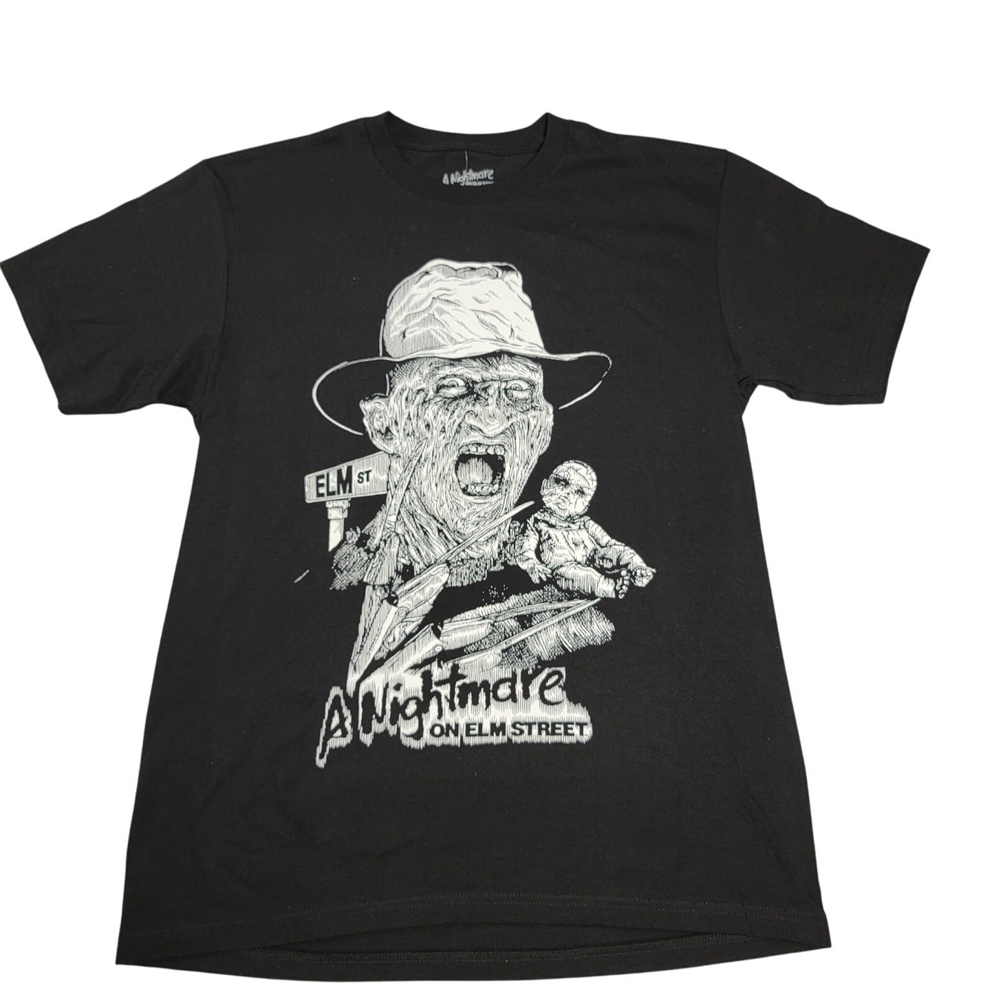 Mens Hot Topic Nightmare on Elm Street Tee Black Sz M NWT