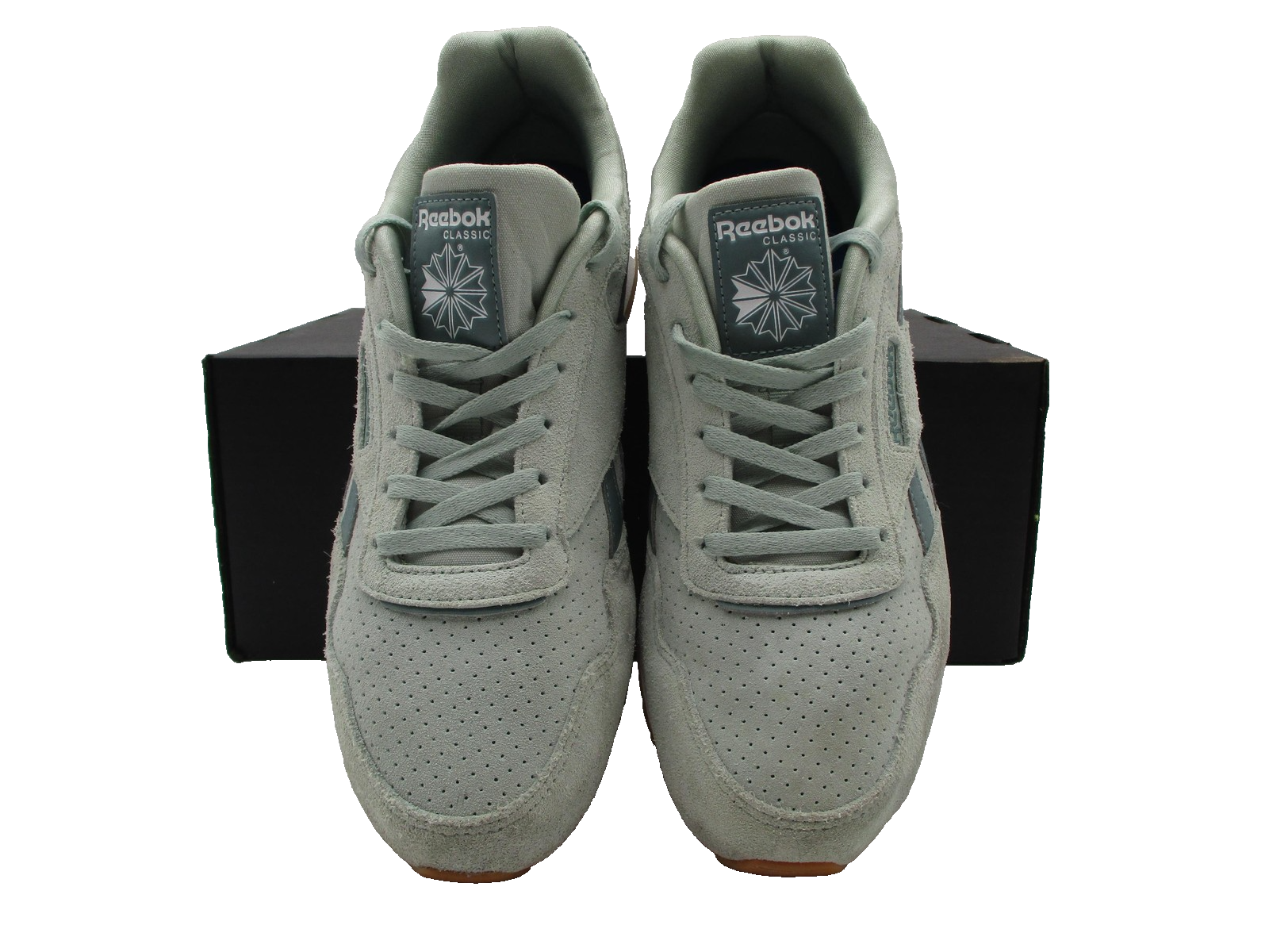 Reebok Classic Harman Shoes Womens Size 9 Mint Green Suede Gum Teal DV7058 1F64