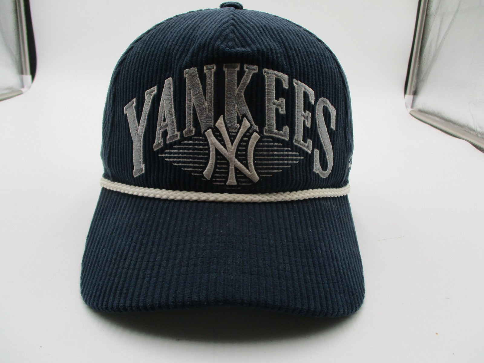 New York Yankees Hat Cap Snap Back One Size Blue MLB Baseball Mens 47 Brand1