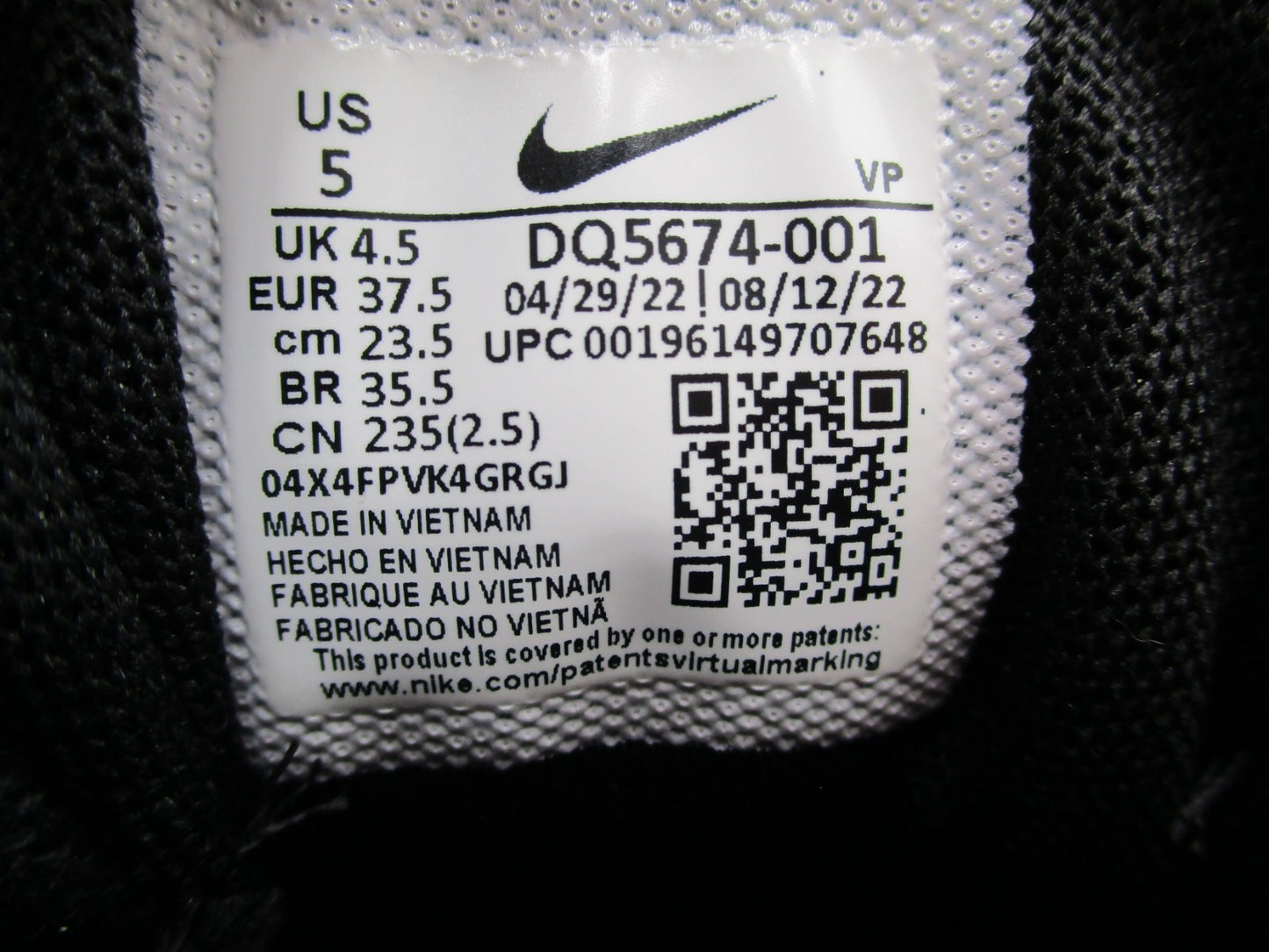 Nike Air Max Penny 2 x Stussy Black/White DQ5674001 Men’s Size 5 New (1C7)14
