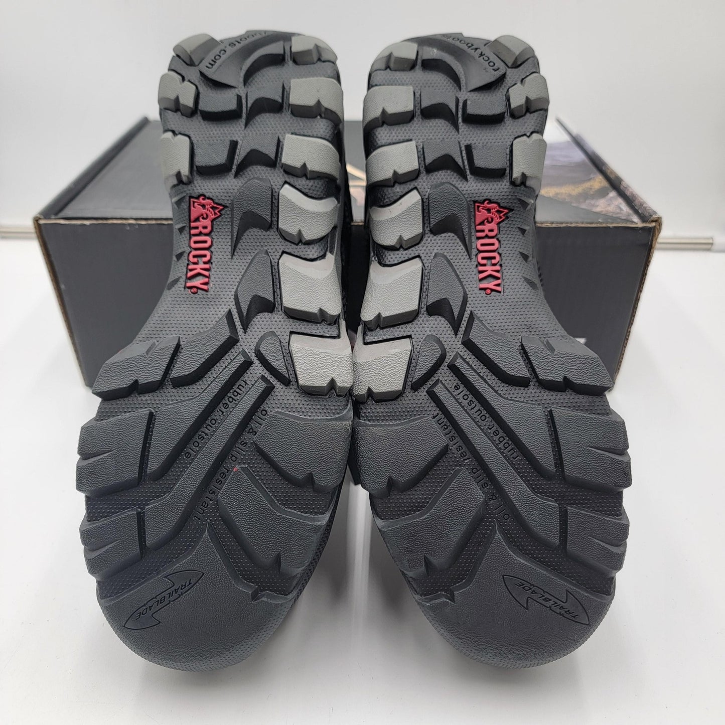 Rocky Trailblade Shoes Mens Size 10.5 Black Composite Toe Work ASTM F2413 EH4