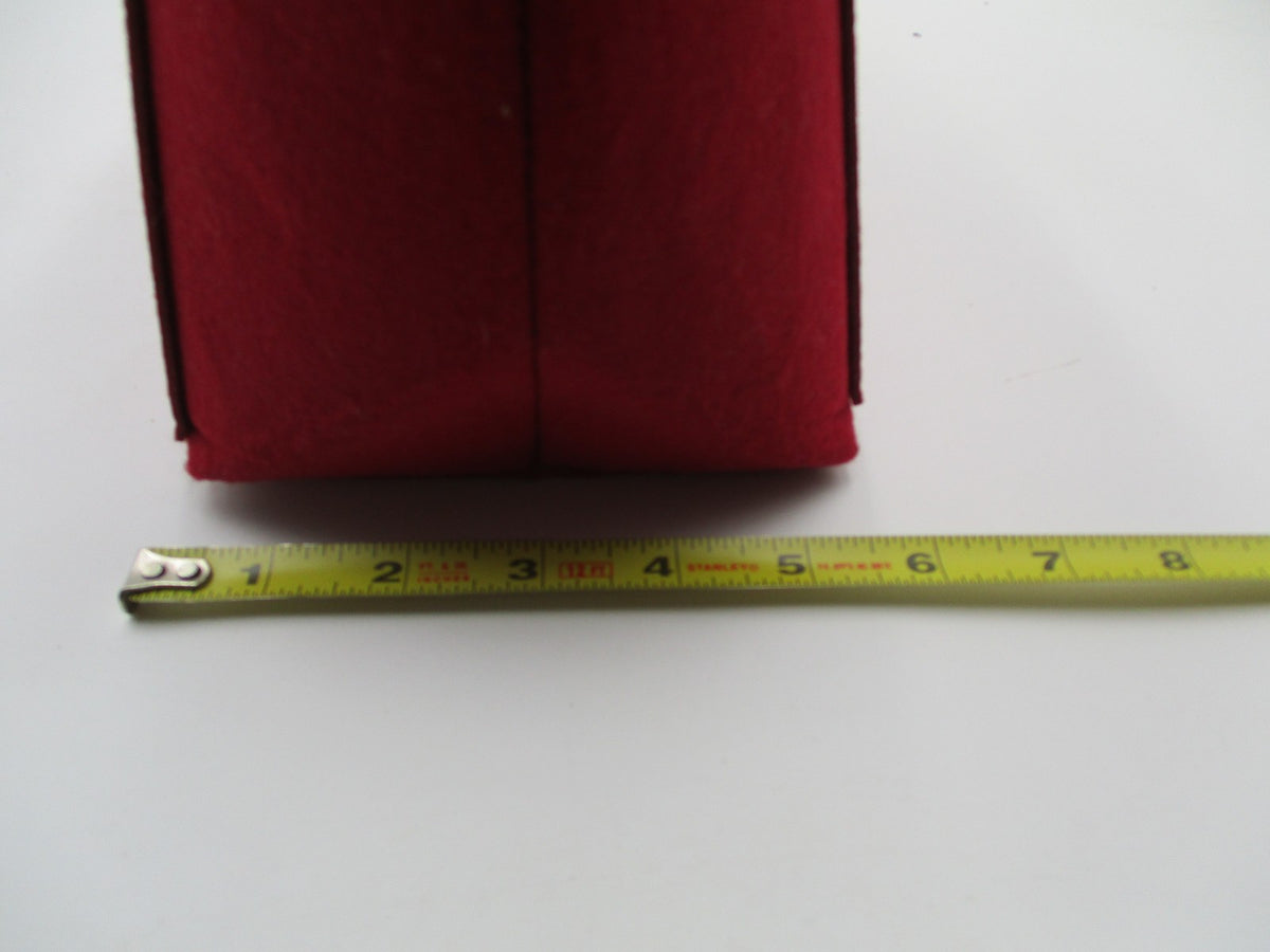 Felt Purse Organizer Insert Red Tote Handbag Bag Organizer Zipper Pockets7