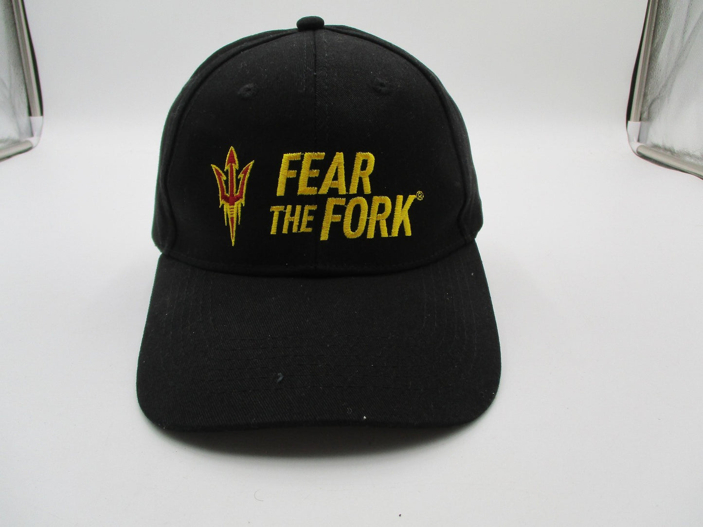 Arizona State Sun Devils Fear The Fork Hat Cap Strap Back One Size Black NCAA0