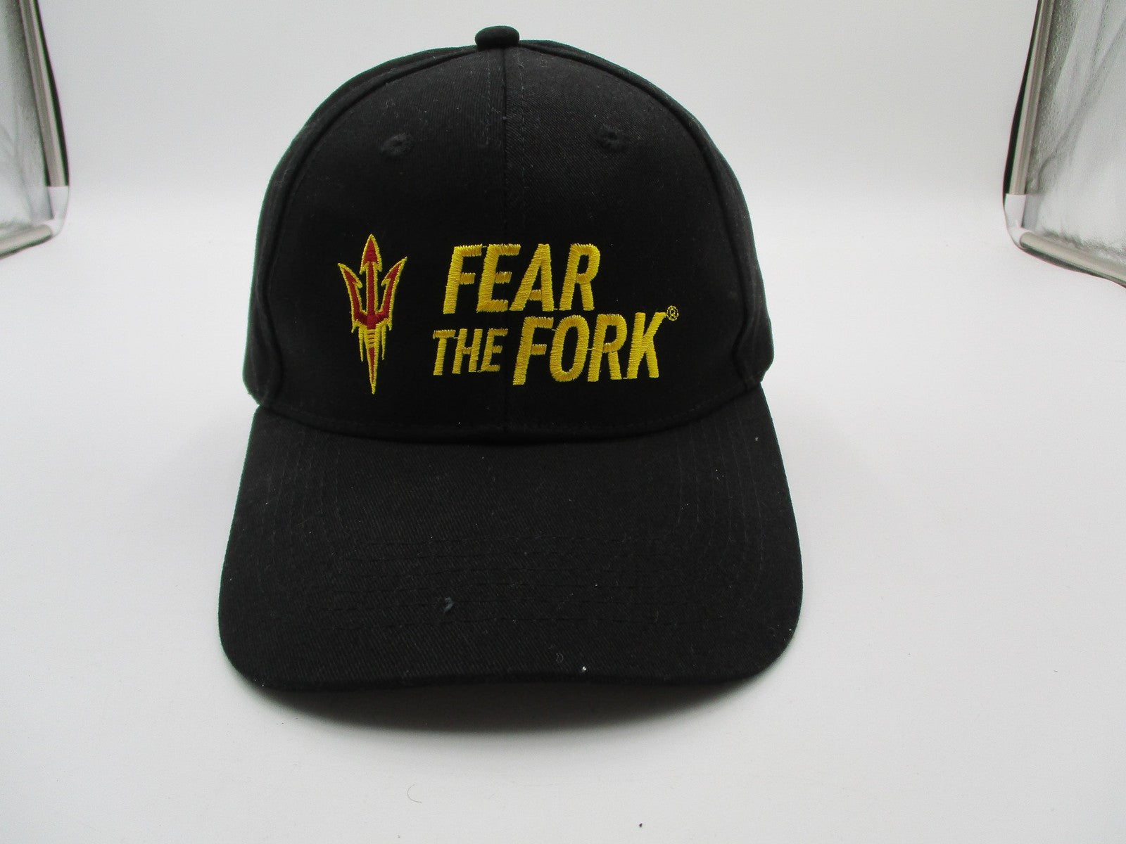 Arizona State Sun Devils Fear The Fork Hat Cap Strap Back One Size Black NCAA0