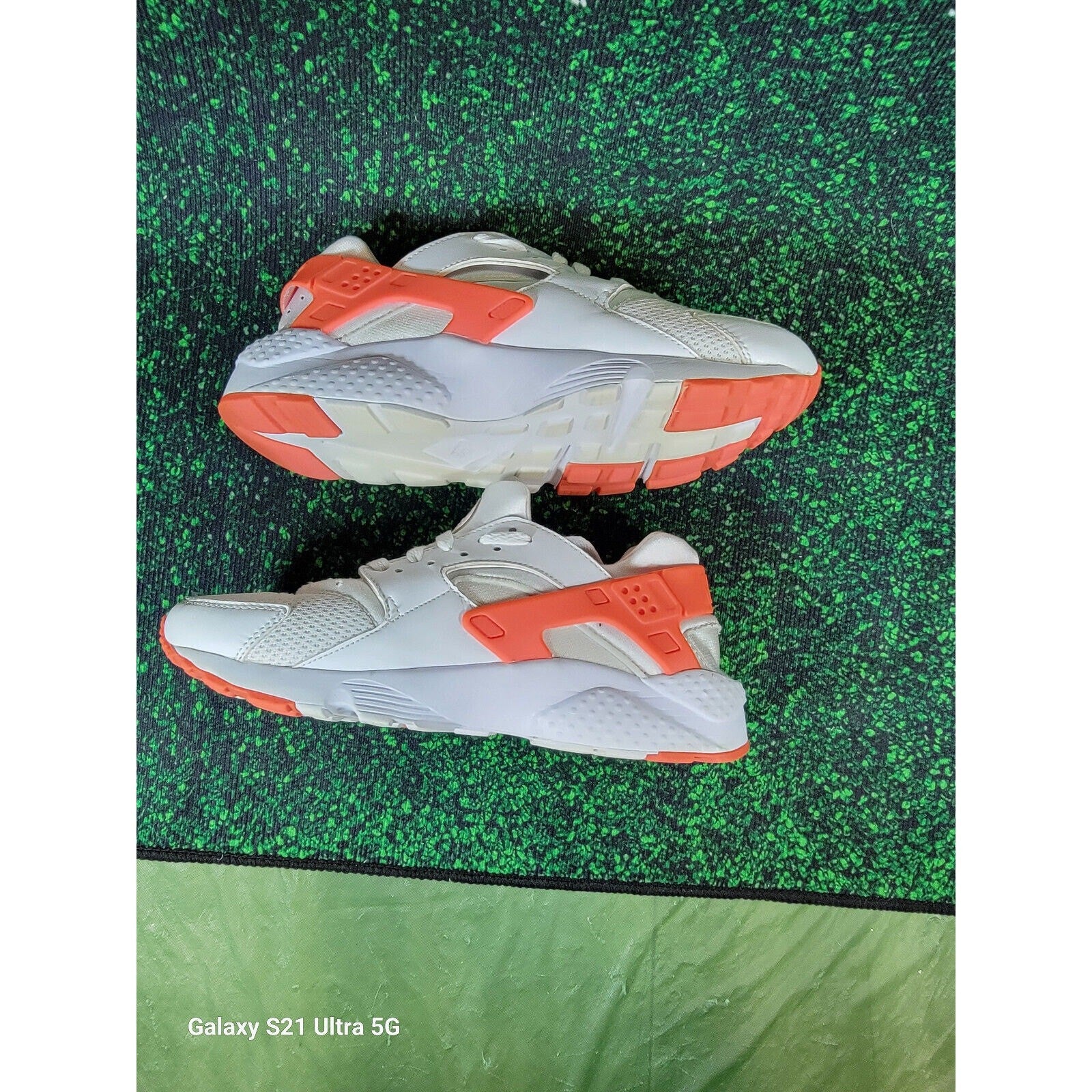 Girls' Nike Air Huarache Run White Racer Pink Running Shoes GS 654280108 sz 7y7