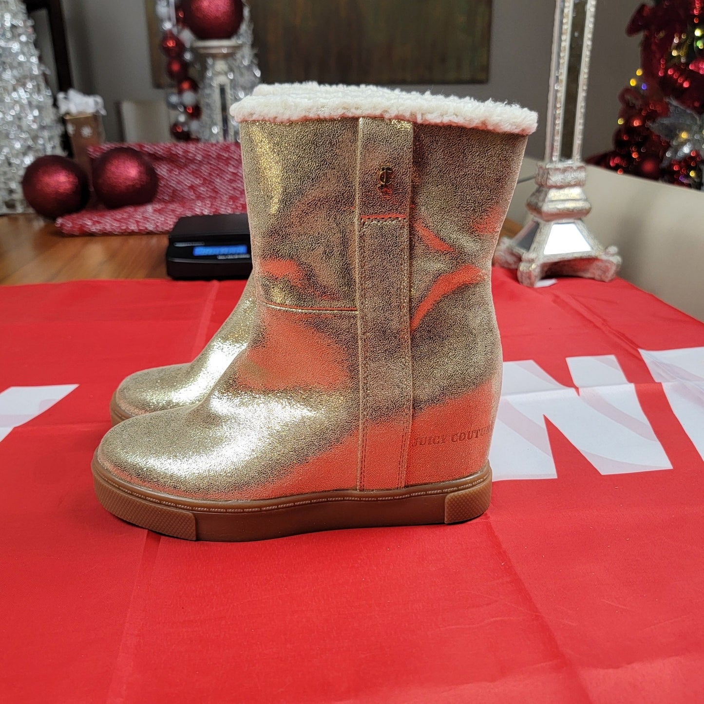 Juicy Couture Linn Boots Dusty Gold (Sz 6B)1