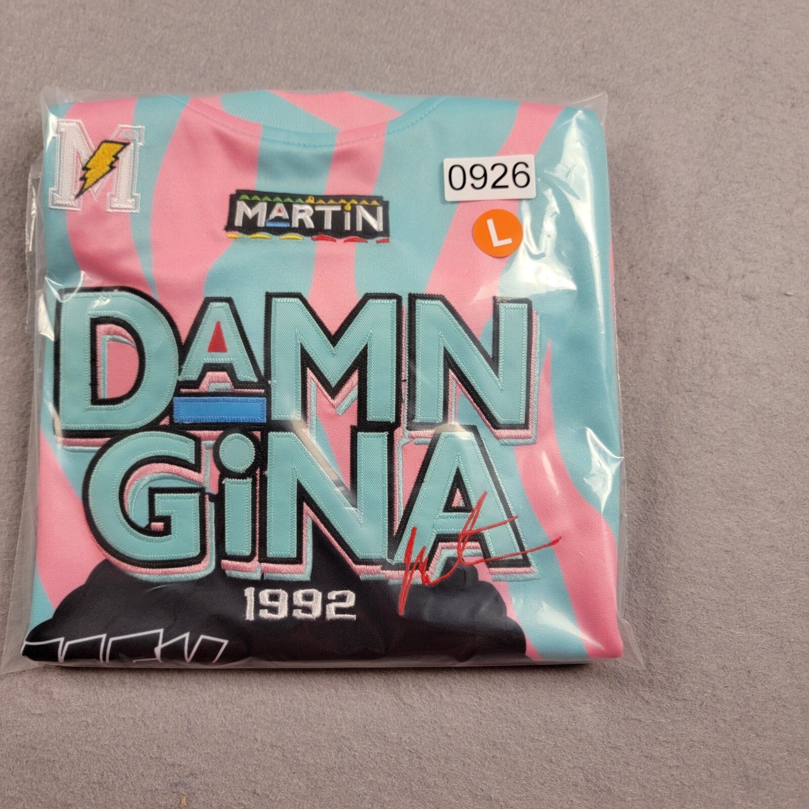 Headgear Classics Martin TV Show DAMN GINA BASKETBALL JERSEY L NWT