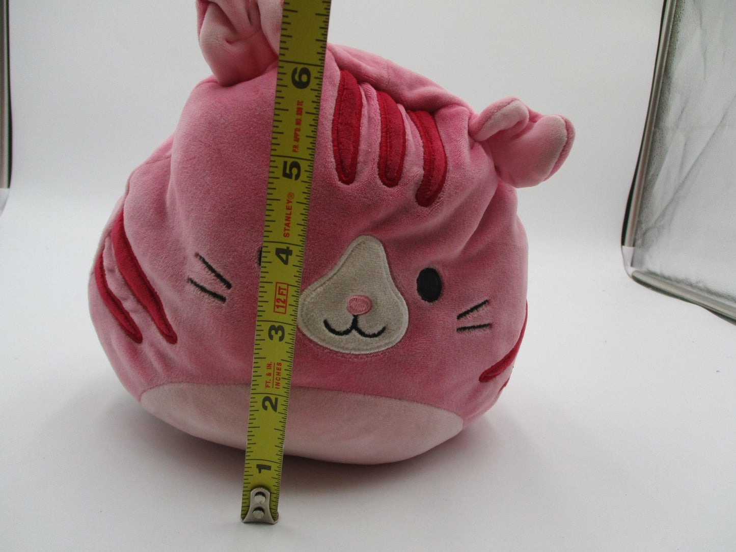 Squishmallows FlipaMallows Geraldine Malu Cat Plush Small Pink Gray Reversible7