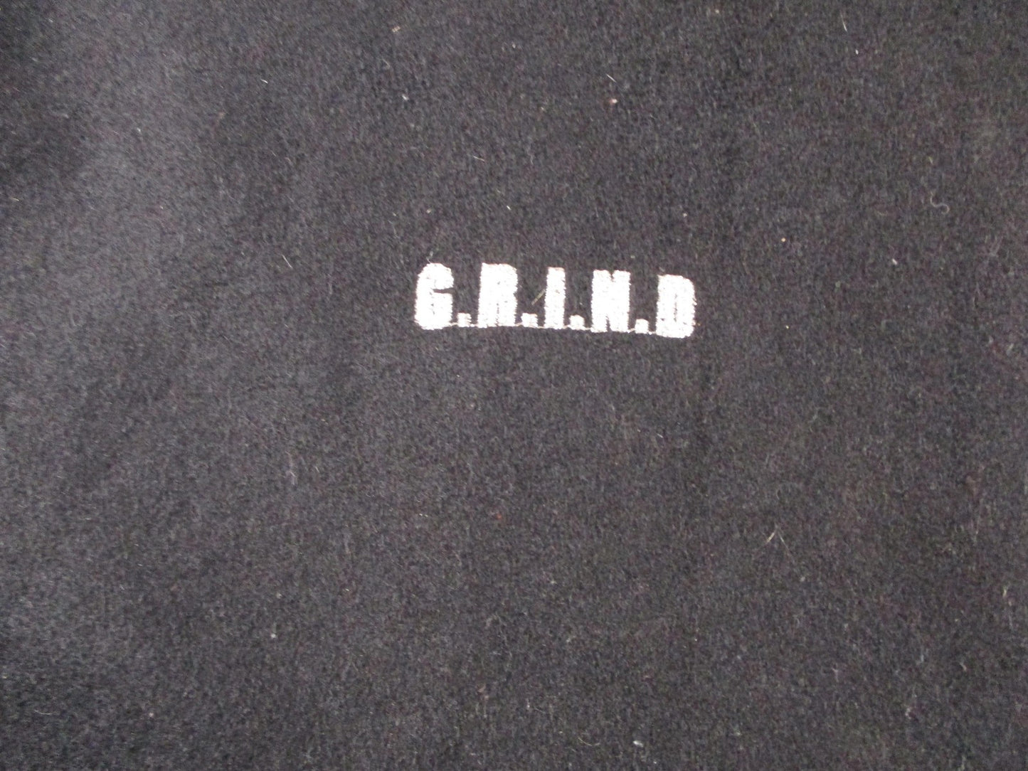 Savi Jacket Mens 5XL Black Dark City Records Varsity Wool Leather Hip Hop 17585