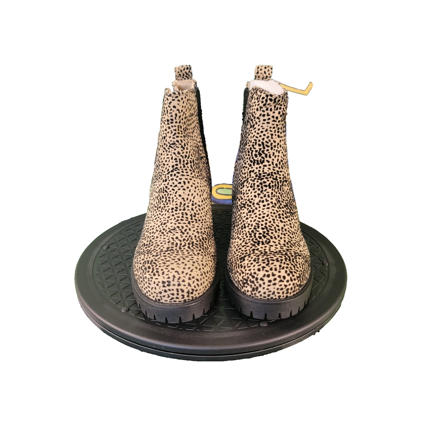 MIA Women’s Laren Chelsea Cheetah Print Brown Black Pull On Booties  Size 7 NIB1