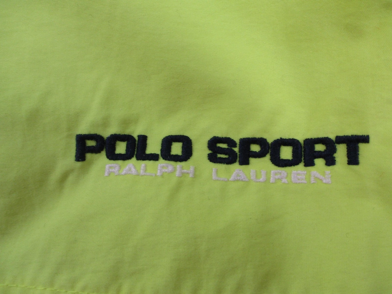 Polo Sport Ralph Lauren Swim Trunks Mens XL Yellow Neon Mesh Lined 17302